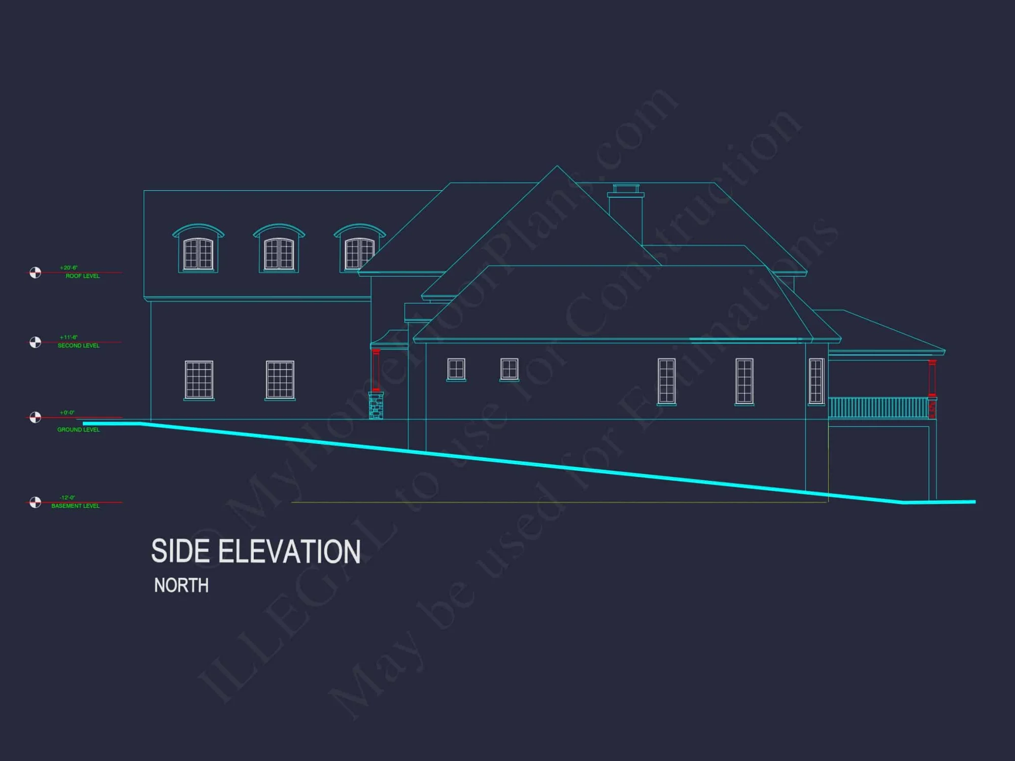 Elegant house Floor Plan with CAD Designs and Blueprints