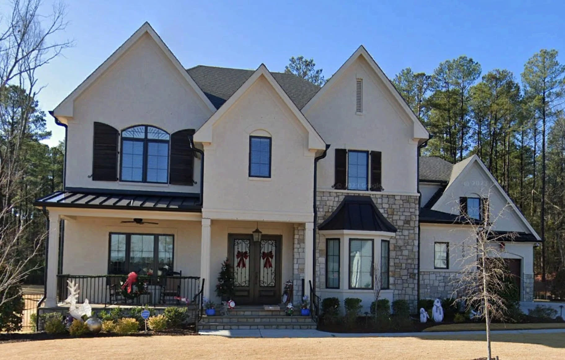 19-2446 HOUSE PLAN - 5-Bed, 5-Bath, 5,894 SF French Country House Plan 3 CAD Blueprint