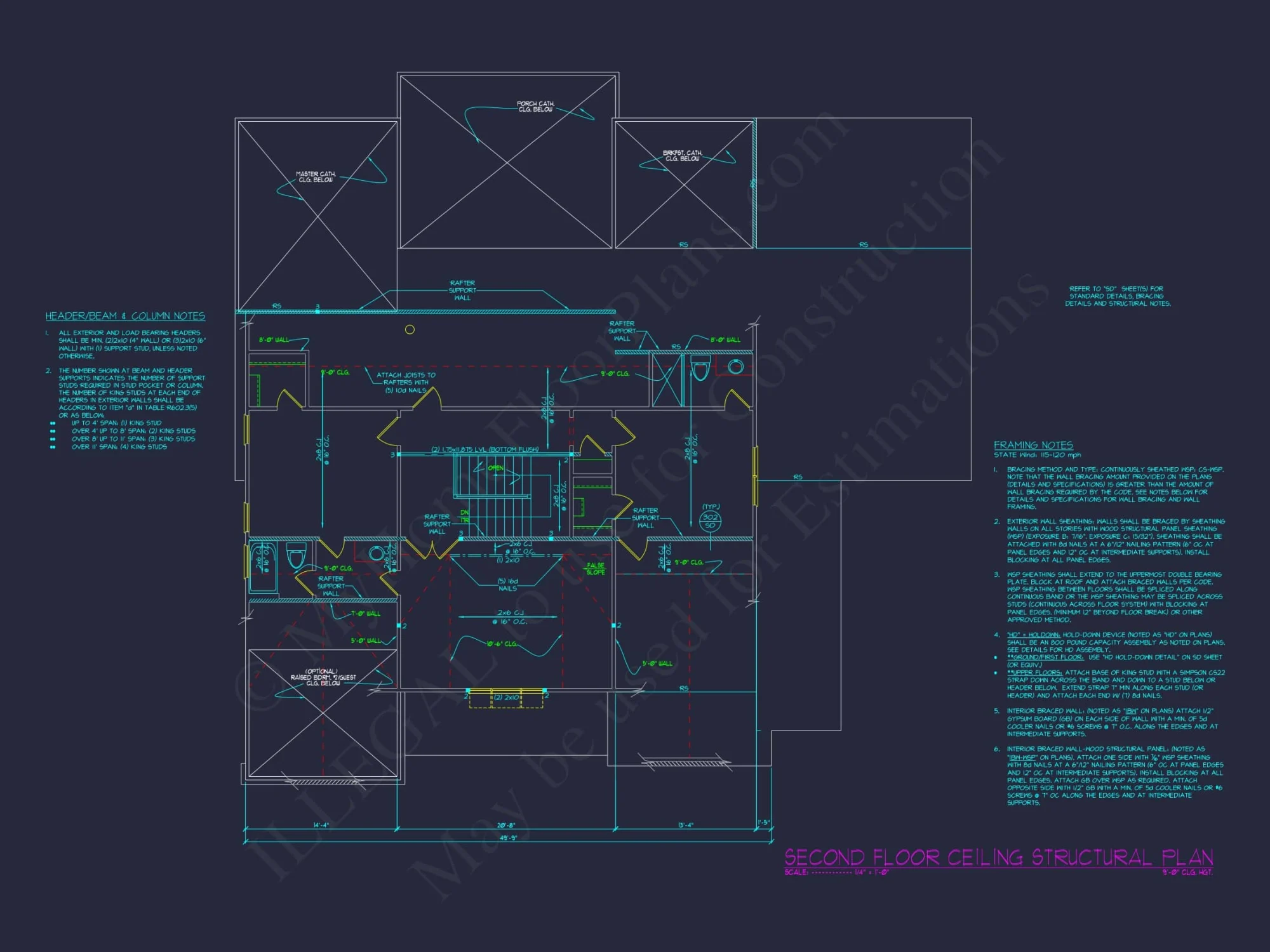 Elegant house Floor Plan with Blueprint and Modern Designs
