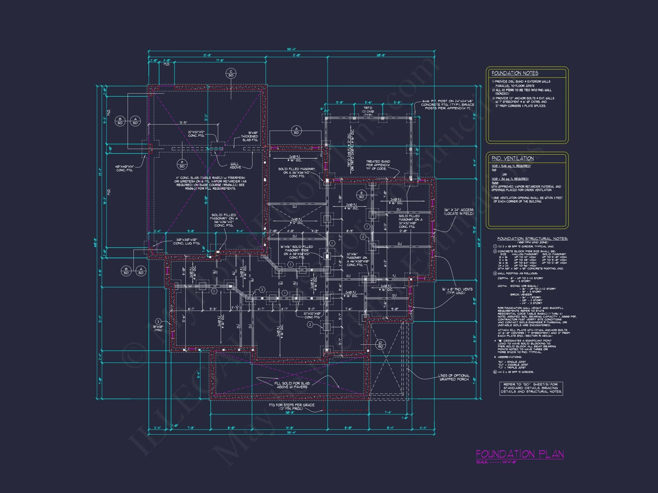 16-1763 HOUSE PLAN - 5-Bed, 3.5-Bath, 3,955 SF Modern Farmhouse Home Plan 13 Elegant house Plan with 5 Beds, CAD Designs, and Spacious Floor Plan