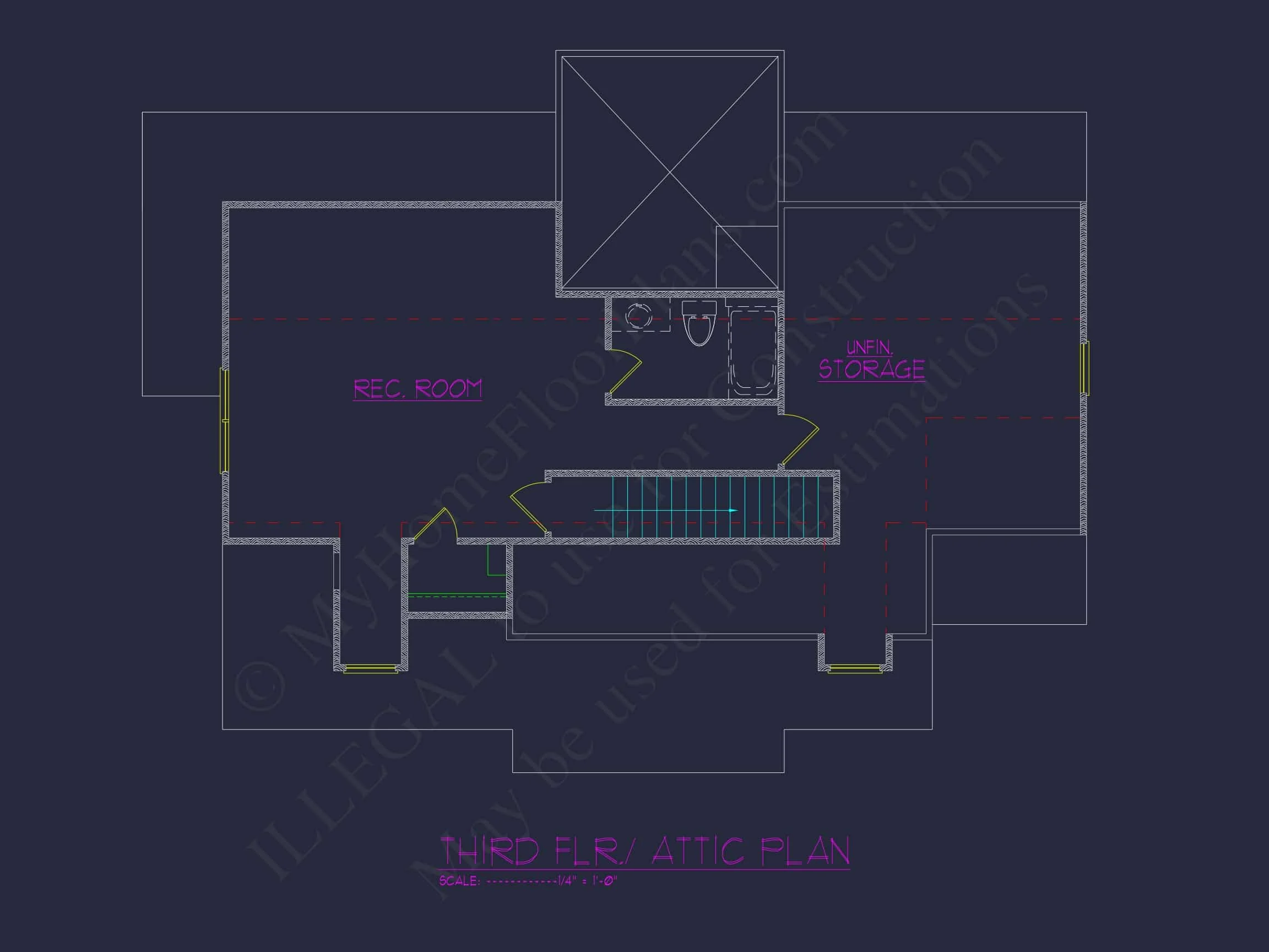 16-1763 HOUSE PLAN - 5-Bed, 3.5-Bath, 3,955 SF Modern Farmhouse Home Plan 9 Elegant house Plan with 5 Beds, CAD Designs, and Spacious Floor Plan