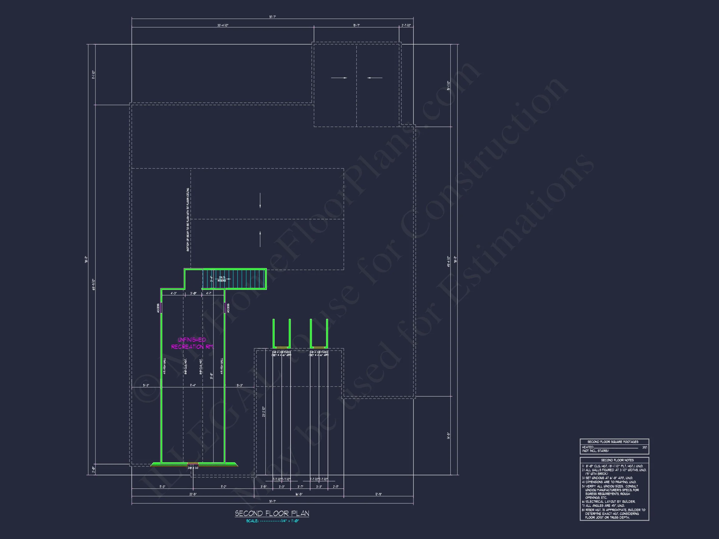 16-1237 BOAT GARAGE PLAN - Detached Garage House Blueprint with Workshop Design 7 Detached Garage house Blueprint with Workshop Design