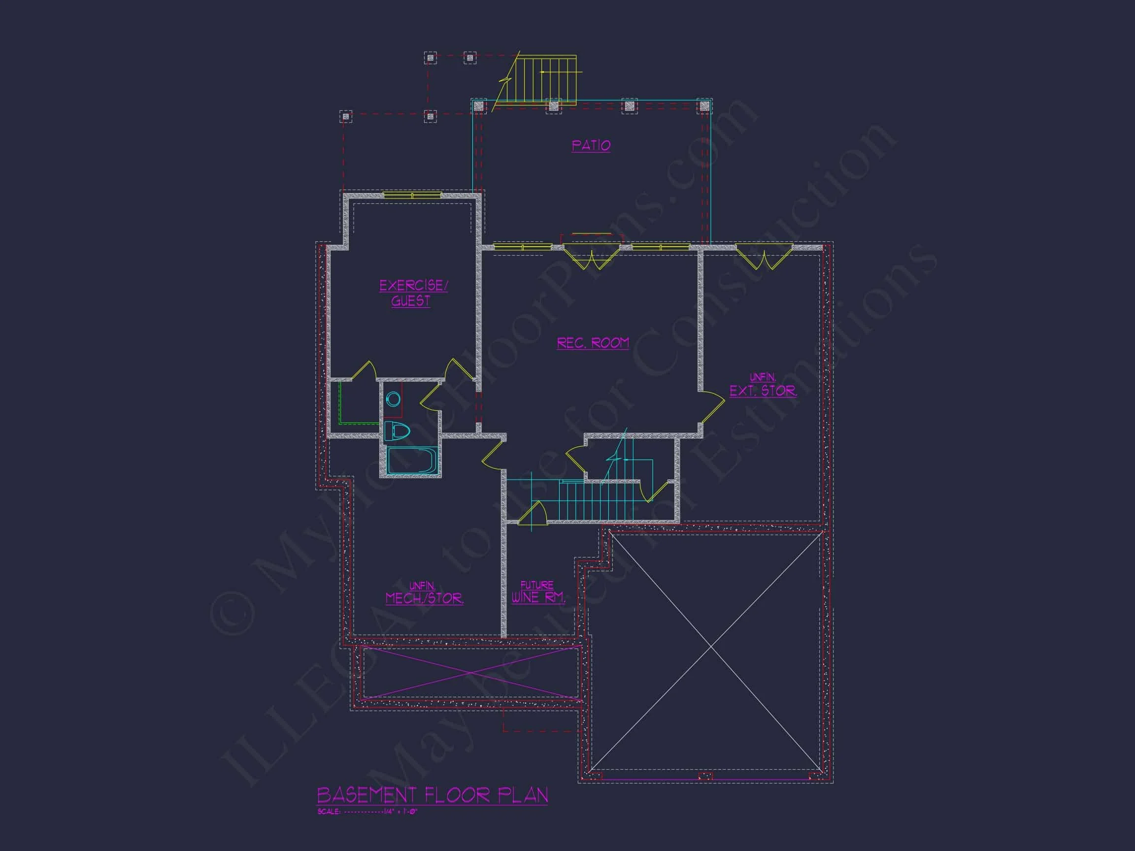 15-1328 HOUSE PLAN - 6-Bed, 7-Bath, 4,465 SF Modern Farmhouse House Plan 28 Modern Colonial house Blueprint with 6 Beds & 7 Baths