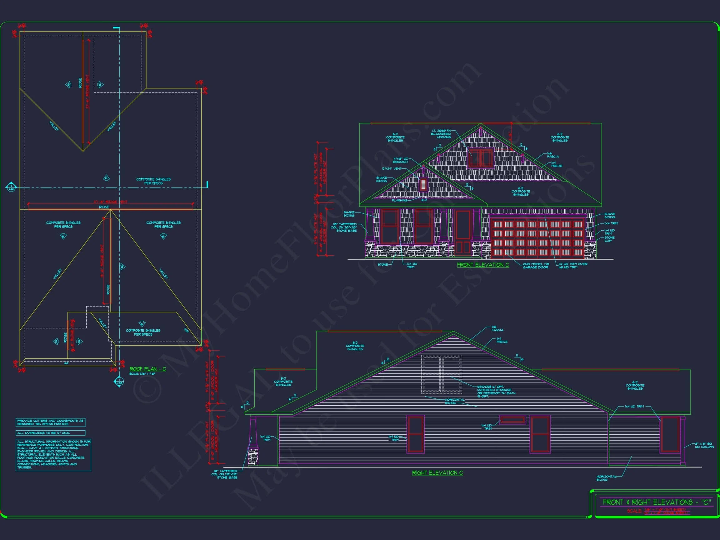 15-1251 HOUSE PLAN - Elegant House Plan: Detailed Floor Plans with CAD Designs 19 Elegant house Plan: Detailed Floor Plans with CAD Designs