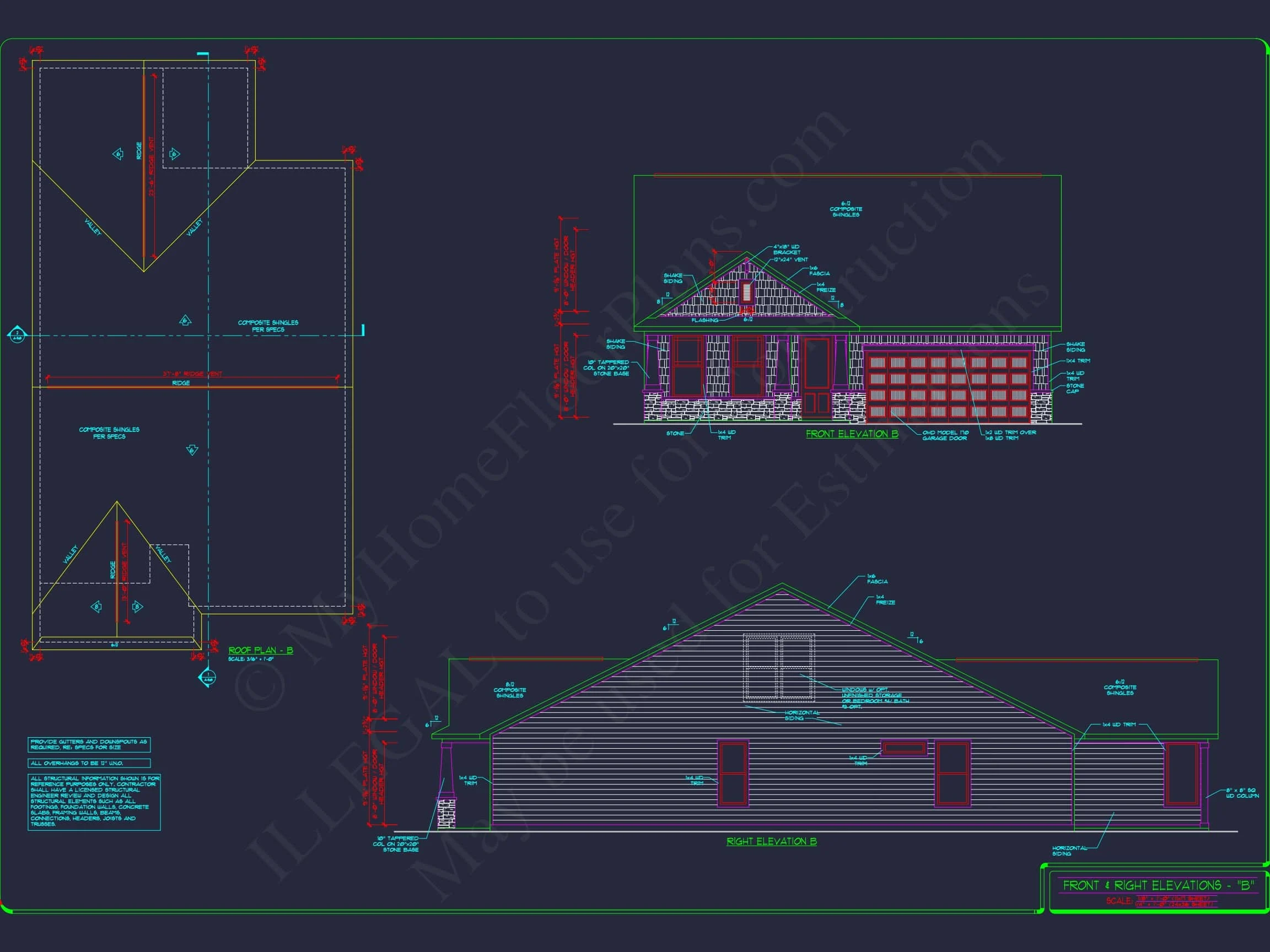 15-1251 HOUSE PLAN - Elegant House Plan: Detailed Floor Plans with CAD Designs 14 Elegant house Plan: Detailed Floor Plans with CAD Designs