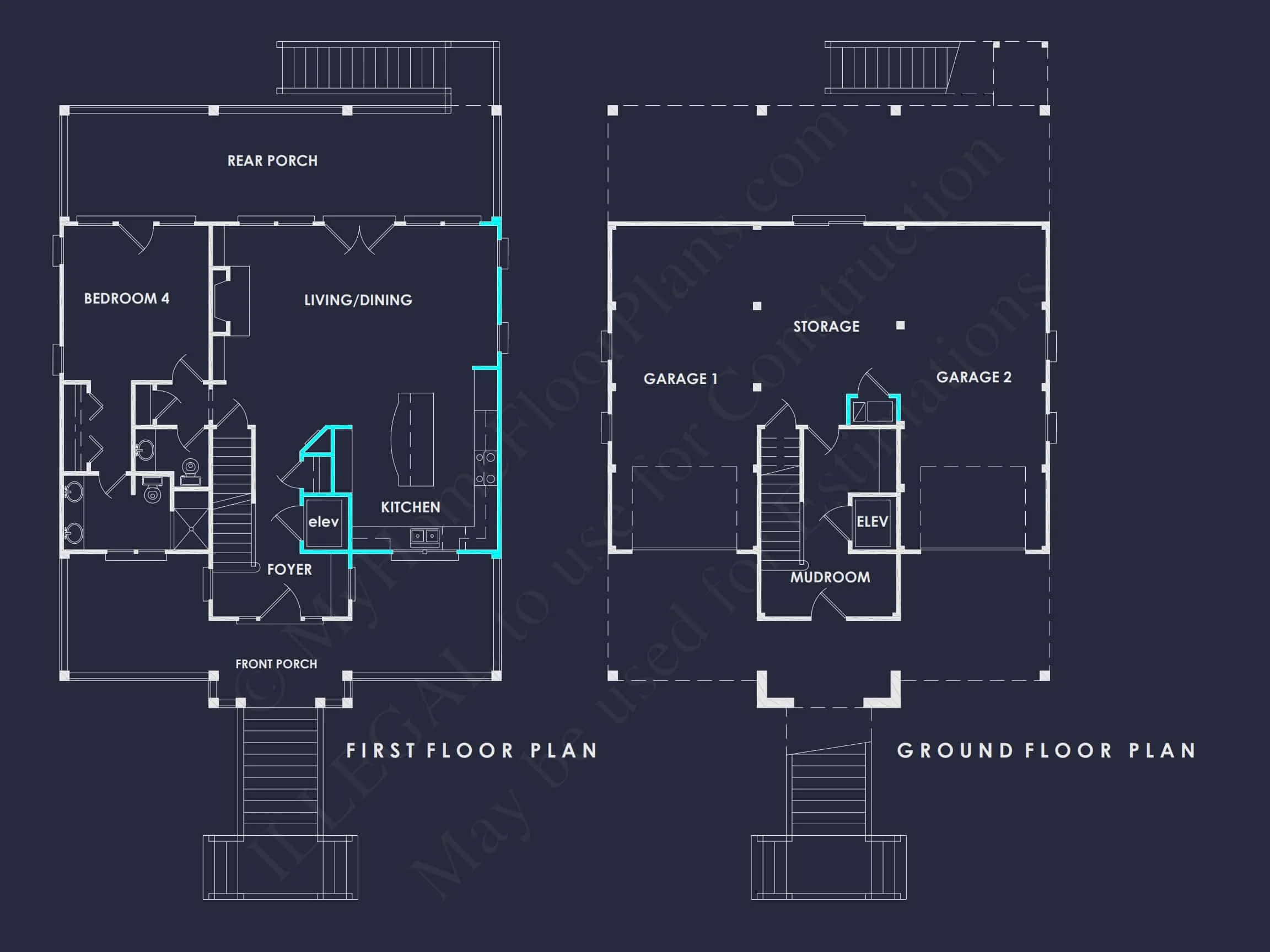 13-1901 HOUSE PLAN - Stunning Beach House Plan with CAD and Architecture Designs 4 Stunning Beach house Plan with CAD and Architecture Designs