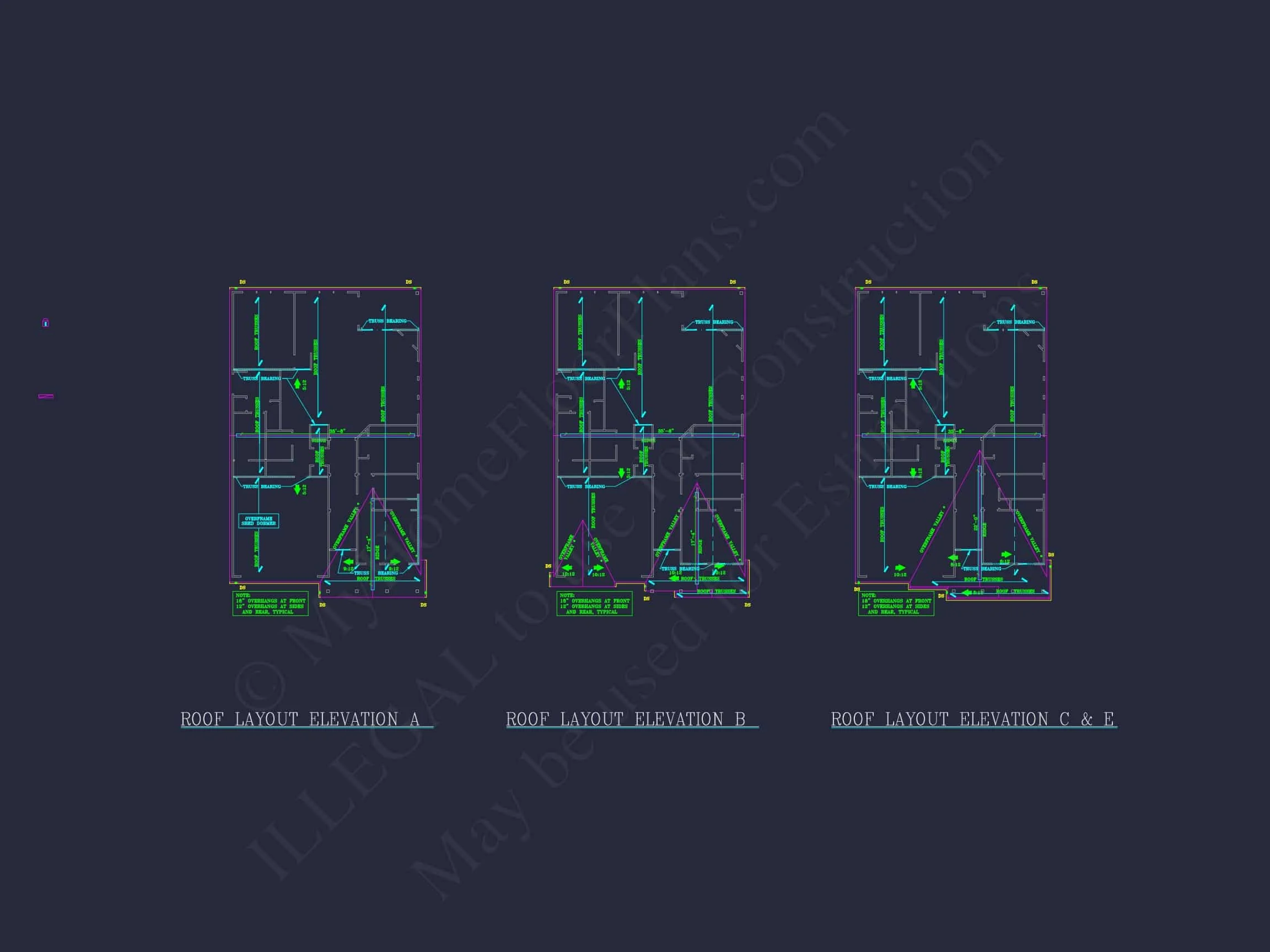 12-2145 HOUSE PLAN - Dream Colonial House Floor Plan: 2-Story Blueprint & CAD Designs 30 Dream Colonial house Floor Plan: 2-Story Blueprint & CAD Designs