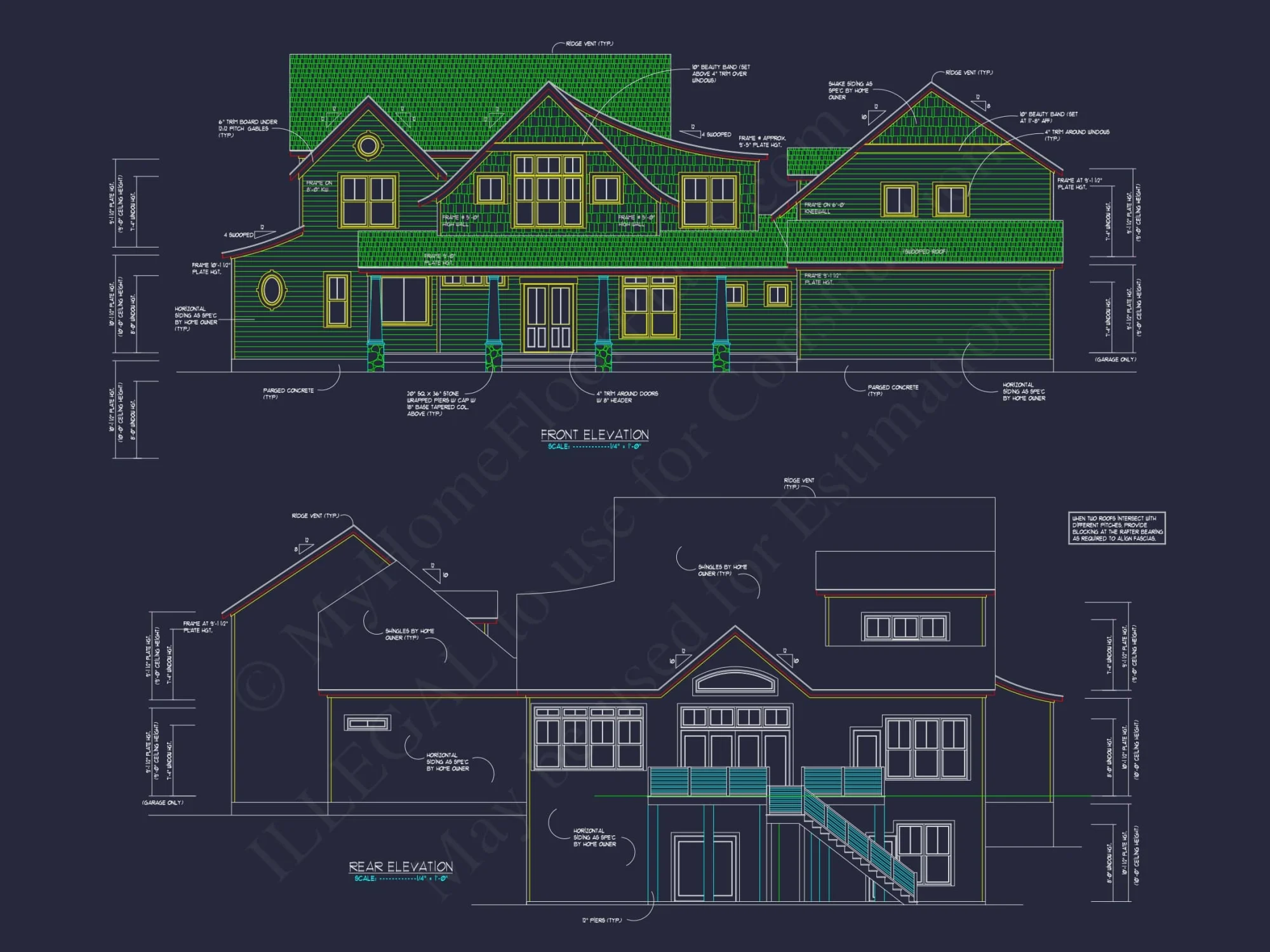 Stunning 5-Bedroom house Plan with Spacious Floor Designs