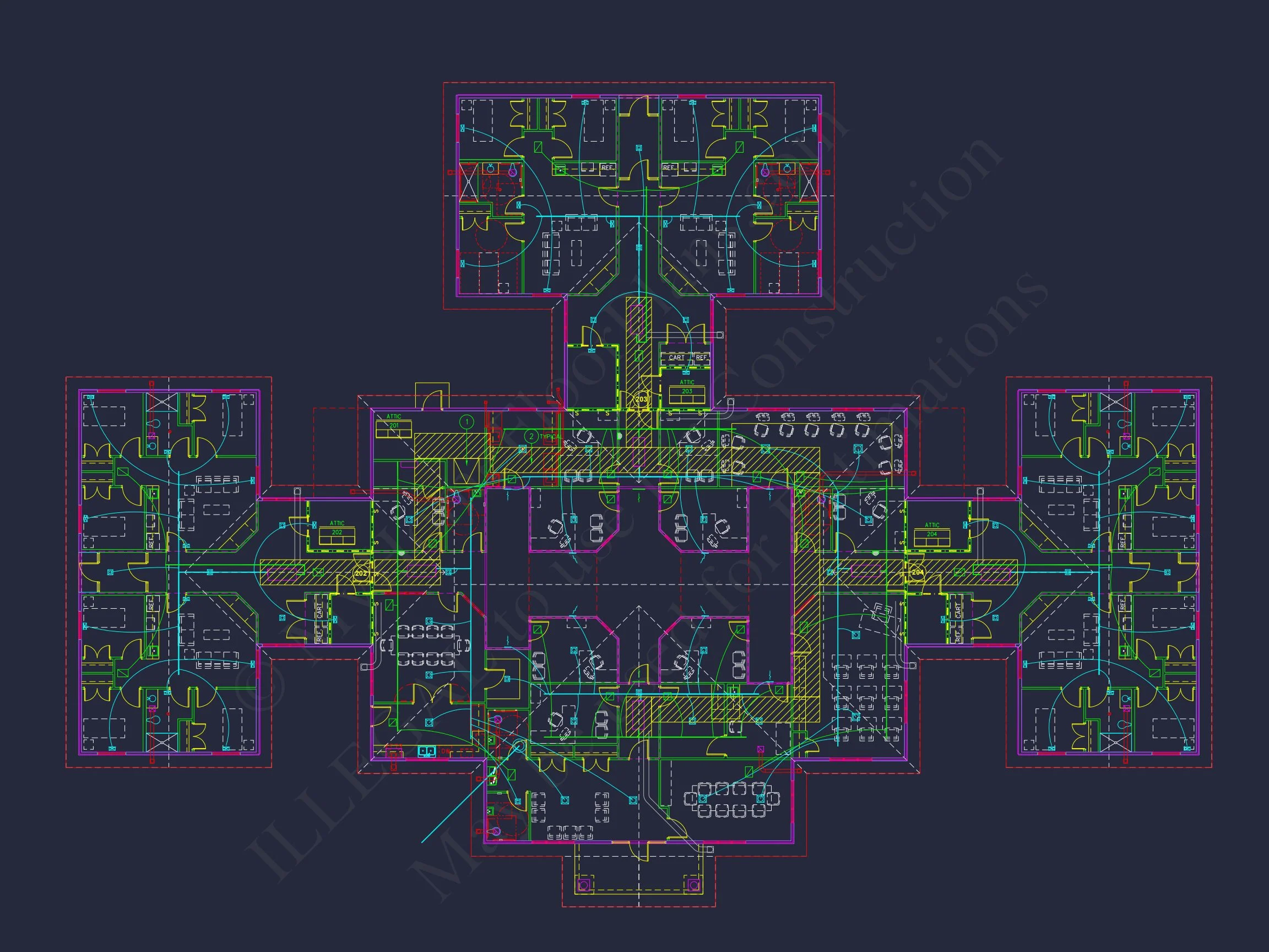 9-1589 BOARDING SCHOOL PLAN - Institutional House Plan with CAD Blueprint - 11, 991 SF Design 6 Institutional house Plan with CAD Blueprint - 11, 991 SF Design