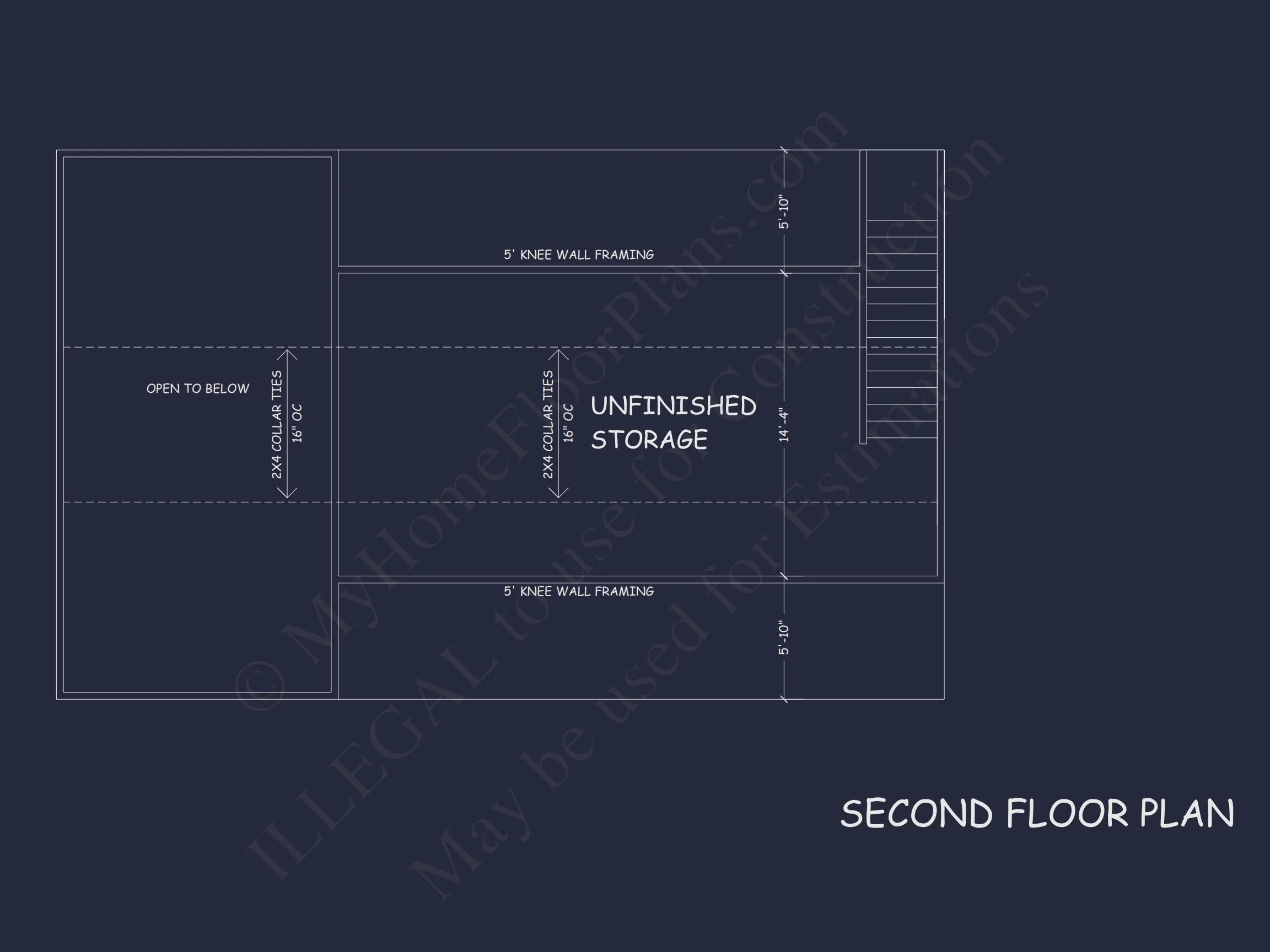 8-1176 GARAGE PLAN - Modern Garage Living Space House Plan with Detailed Blueprint 5 Modern Garage Living Space house Plan with Detailed Blueprint