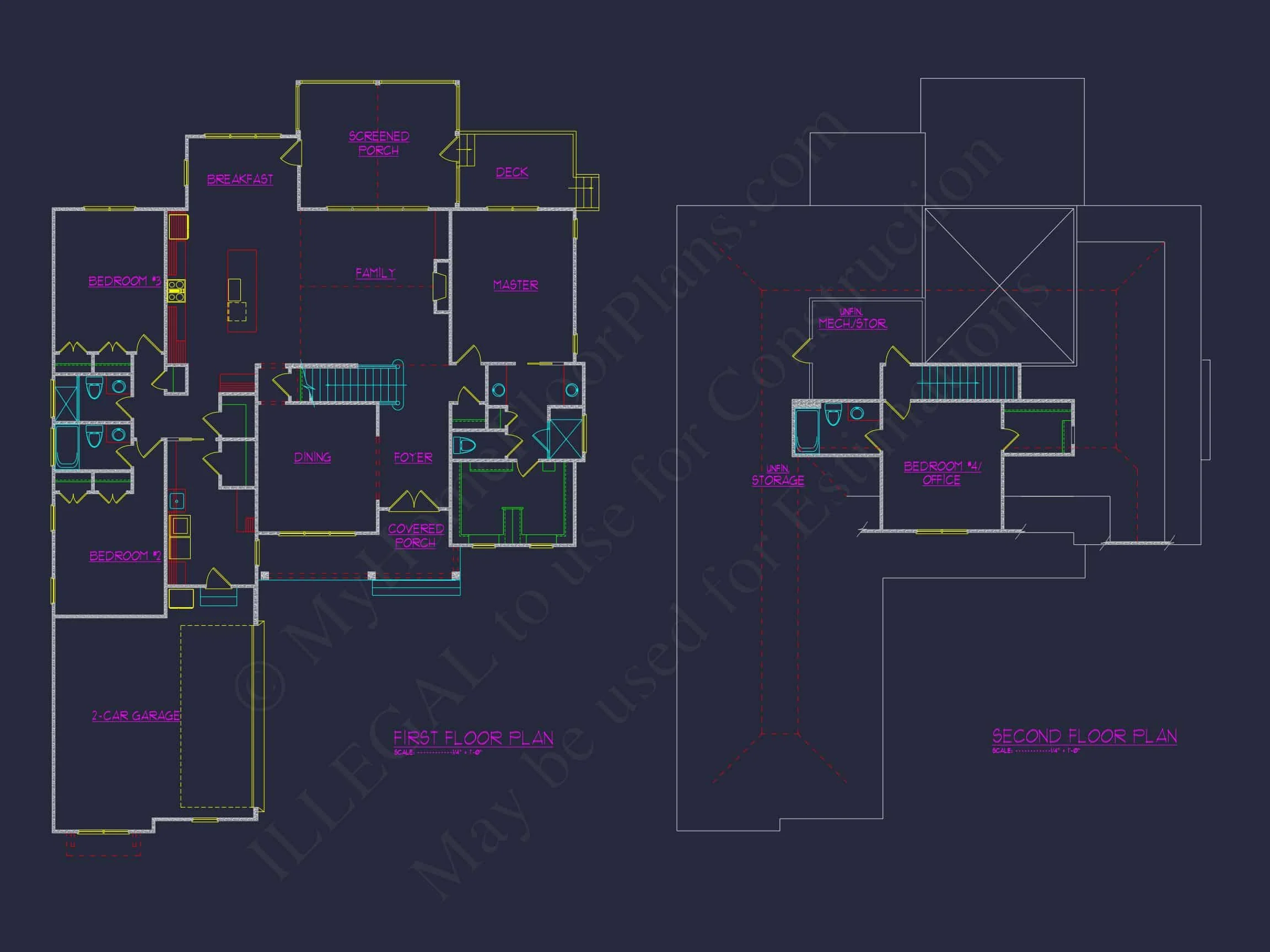 20-1118 HOUSE PLAN - Craftsman House Plan with Spacious Floor Designs and CAD Blueprint 4 Craftsman house Plan with Spacious Floor Designs and CAD Blueprint