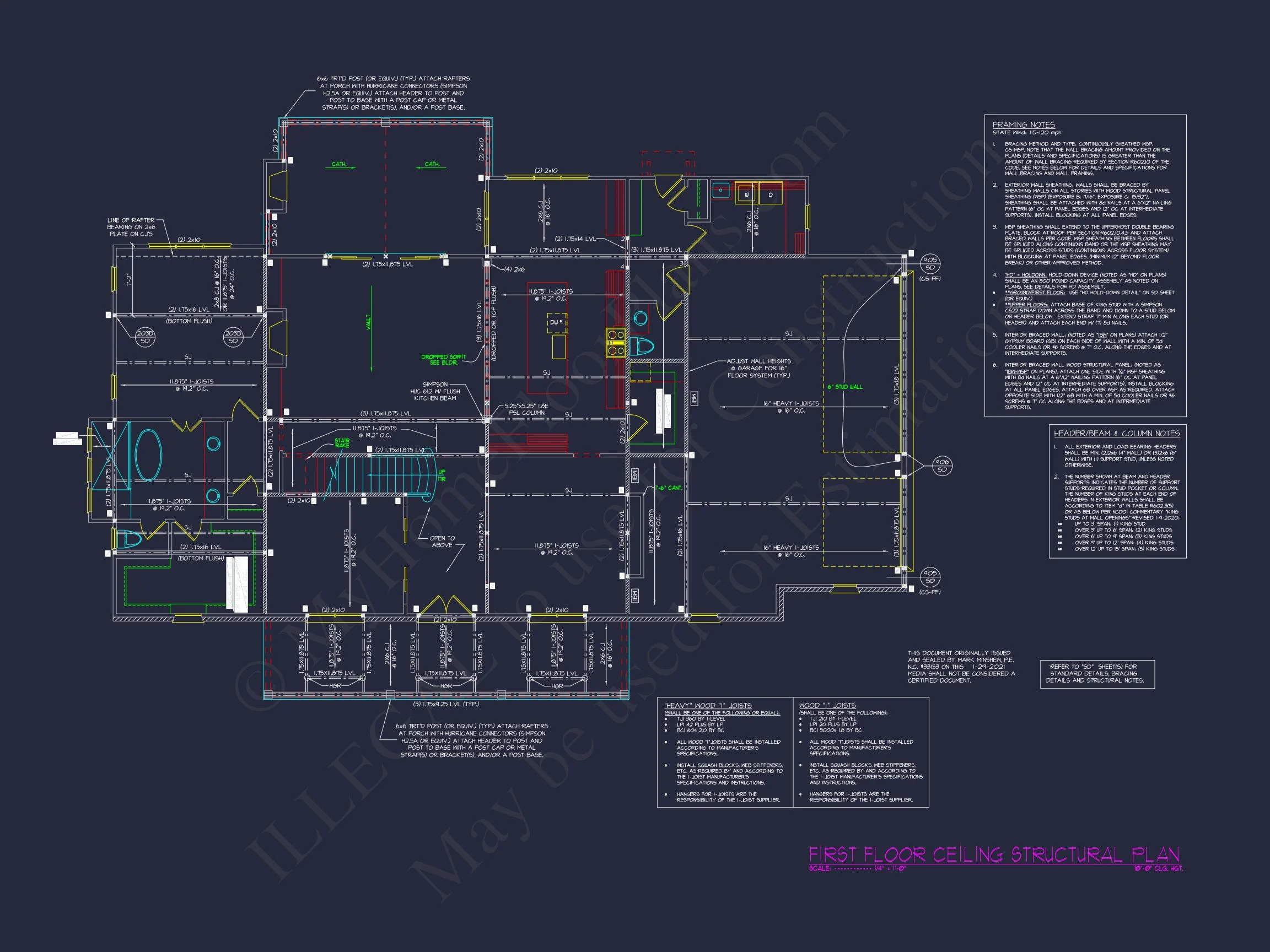 20-2201 HOUSE PLAN - Traditional House Plan with 4 Bedrooms, CAD Blueprint Designs 9 Traditional house Plan with 4 Bedrooms, CAD Blueprint Designs