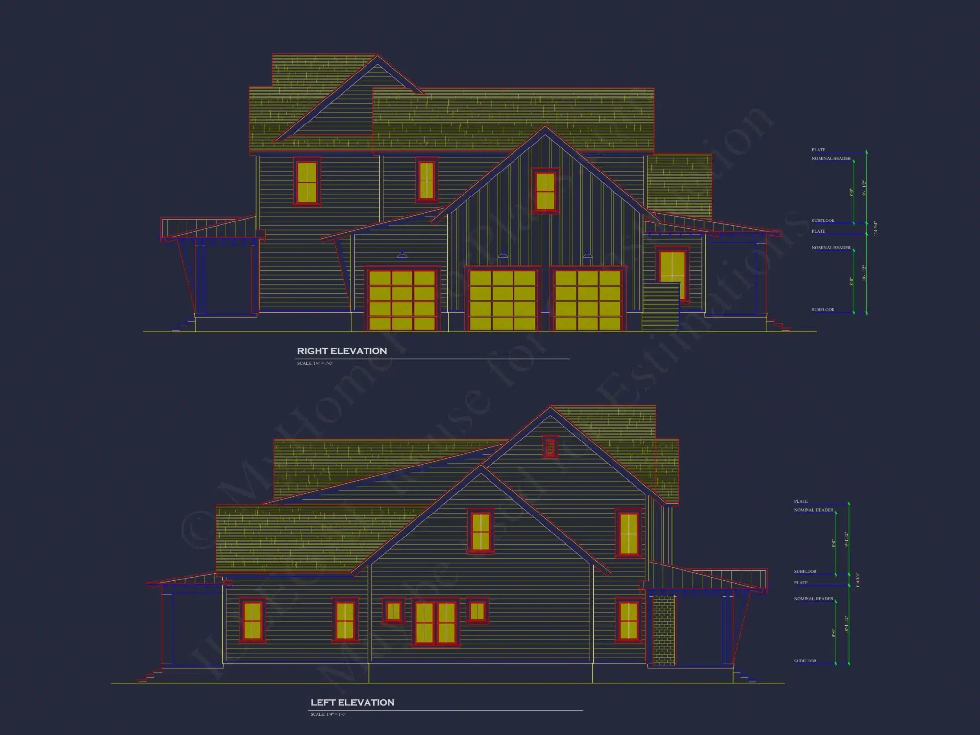 Modern house Plan with Spacious Floor Plans and Architectural Designs