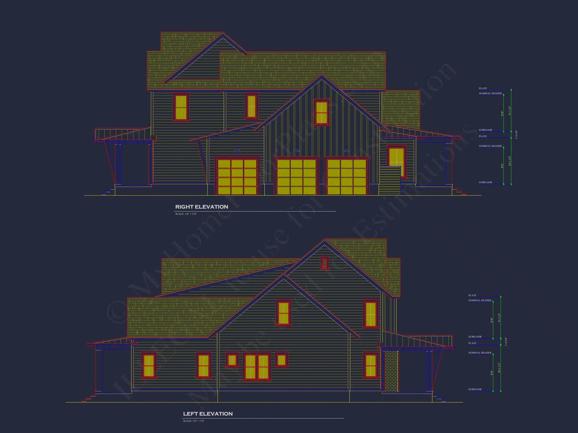 20-2066 HOUSE PLAN - Modern House Plan with Spacious Floor Plans and Architectural Designs 2 Modern house Plan with Spacious Floor Plans and Architectural Designs