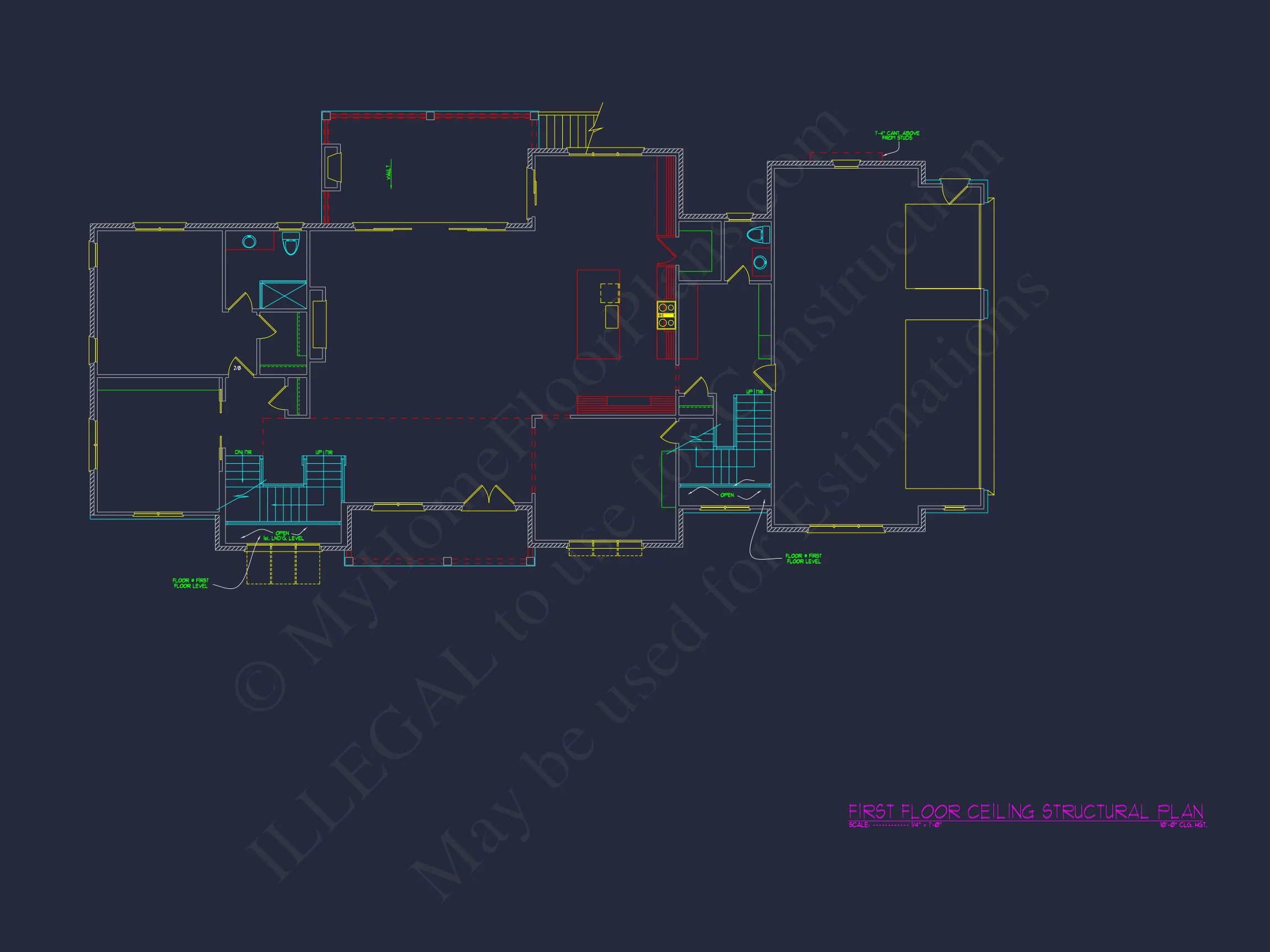 20-2021 HOUSE PLAN - Modern House Plan | Architectural Blueprint with CAD Designs 14 Modern house Plan