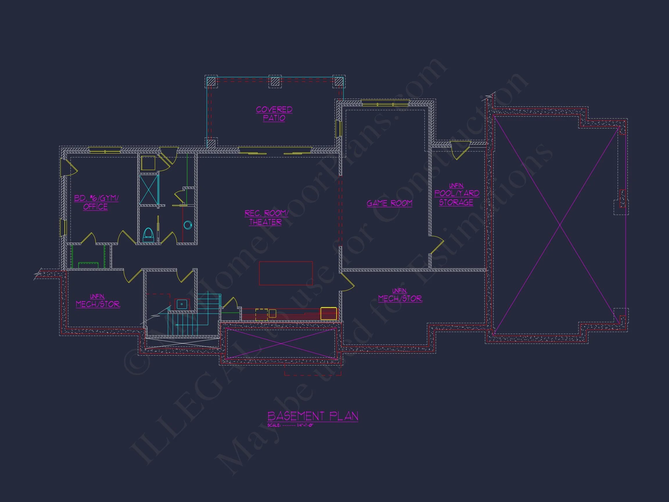 20-2021 HOUSE PLAN - Modern House Plan | Architectural Blueprint with CAD Designs 8 Modern house Plan