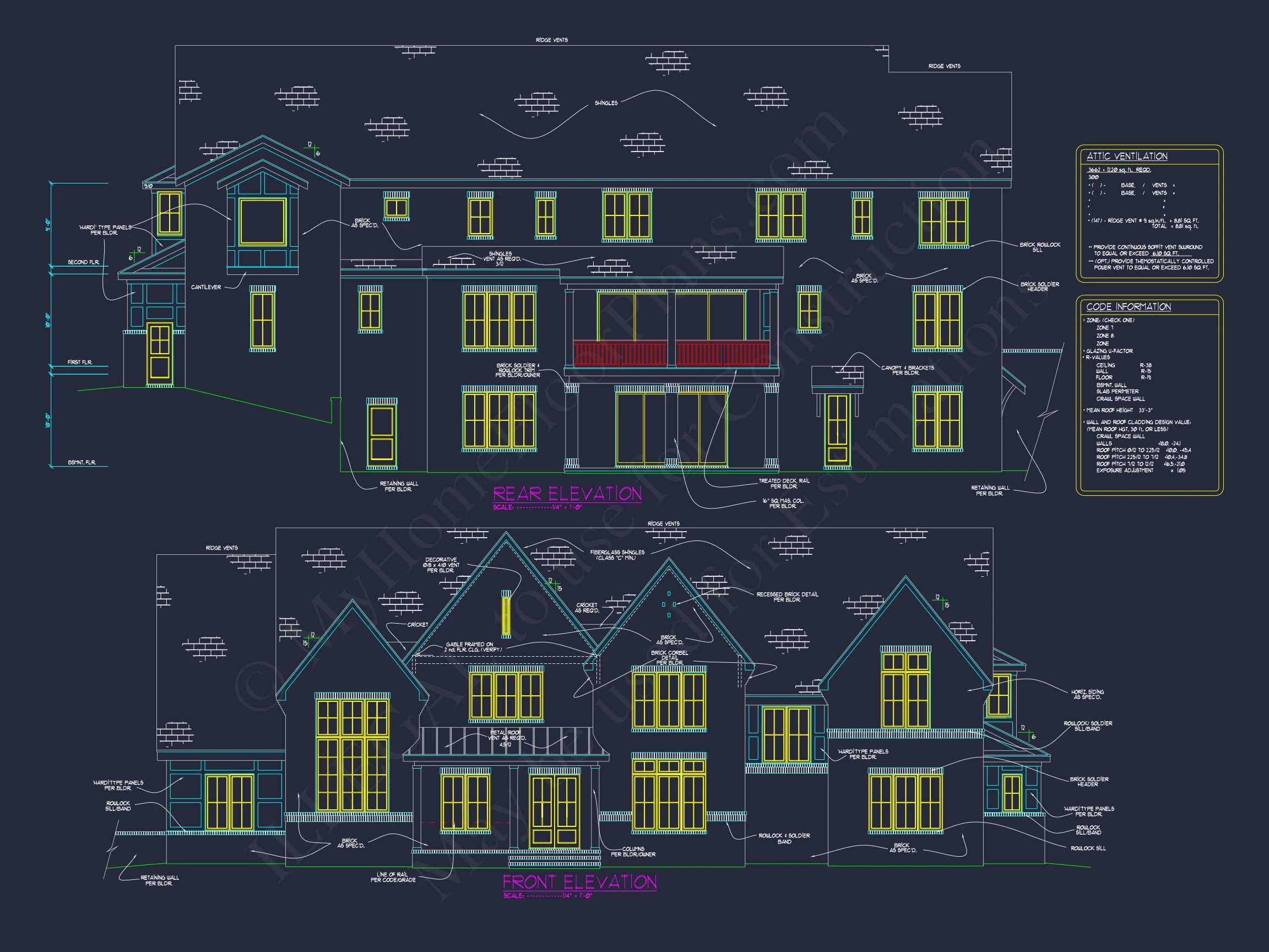 20-2021 HOUSE PLAN - Modern House Plan | Architectural Blueprint with CAD Designs 6 Modern house Plan