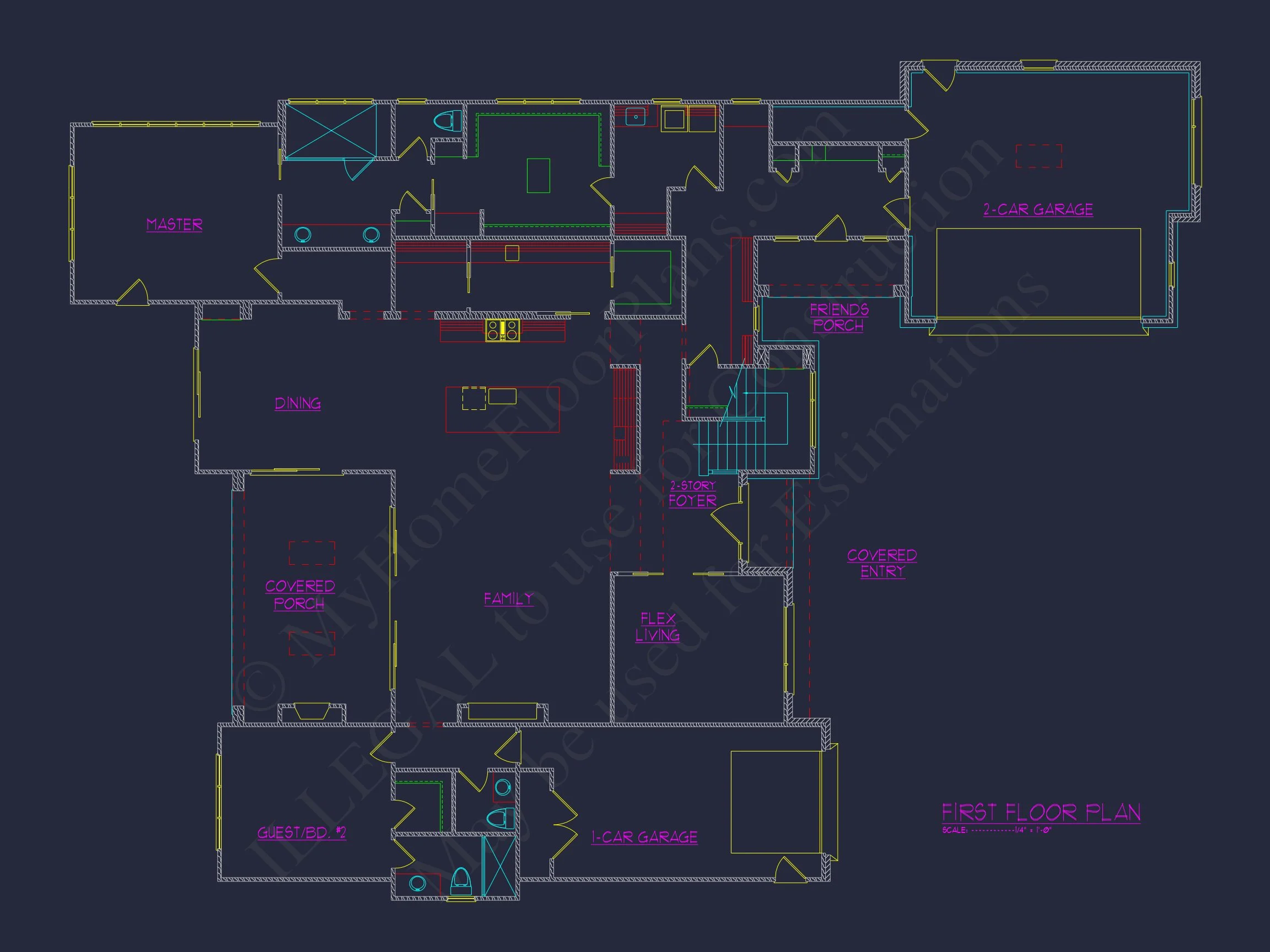 20-1996 HOUSE PLAN - Modern House Floor Plan Blueprint: CAD Architecture Designs 10 Modern house Floor Plan Blueprint: CAD Architecture Designs