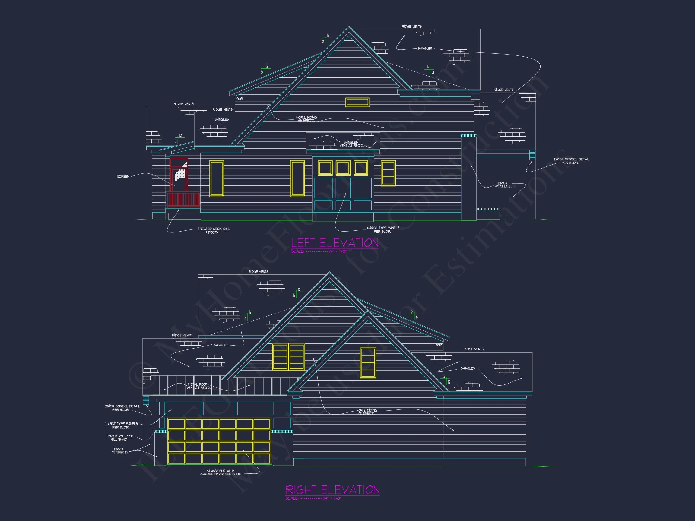 20-1883 HOUSE PLAN - Elegant Contemporary House Plan with Blueprint for Your Dream Design 13 Elegant Contemporary house Plan with Blueprint for Your Dream Design
