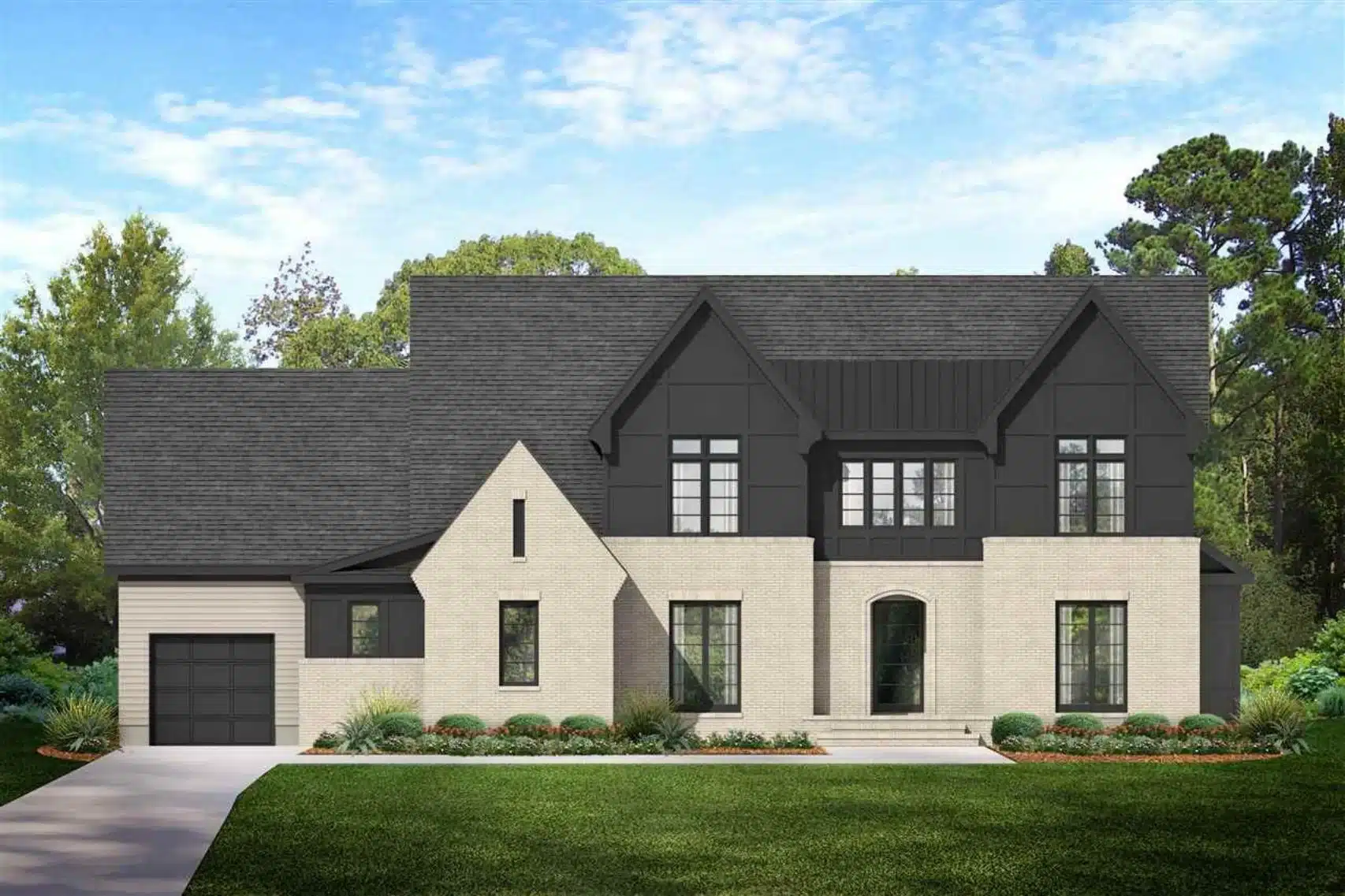 20-1883 HOUSE PLAN - Elegant Contemporary House Plan with Blueprint for Your Dream Design 2 Elegant Contemporary house Plan with Blueprint for Your Dream Design