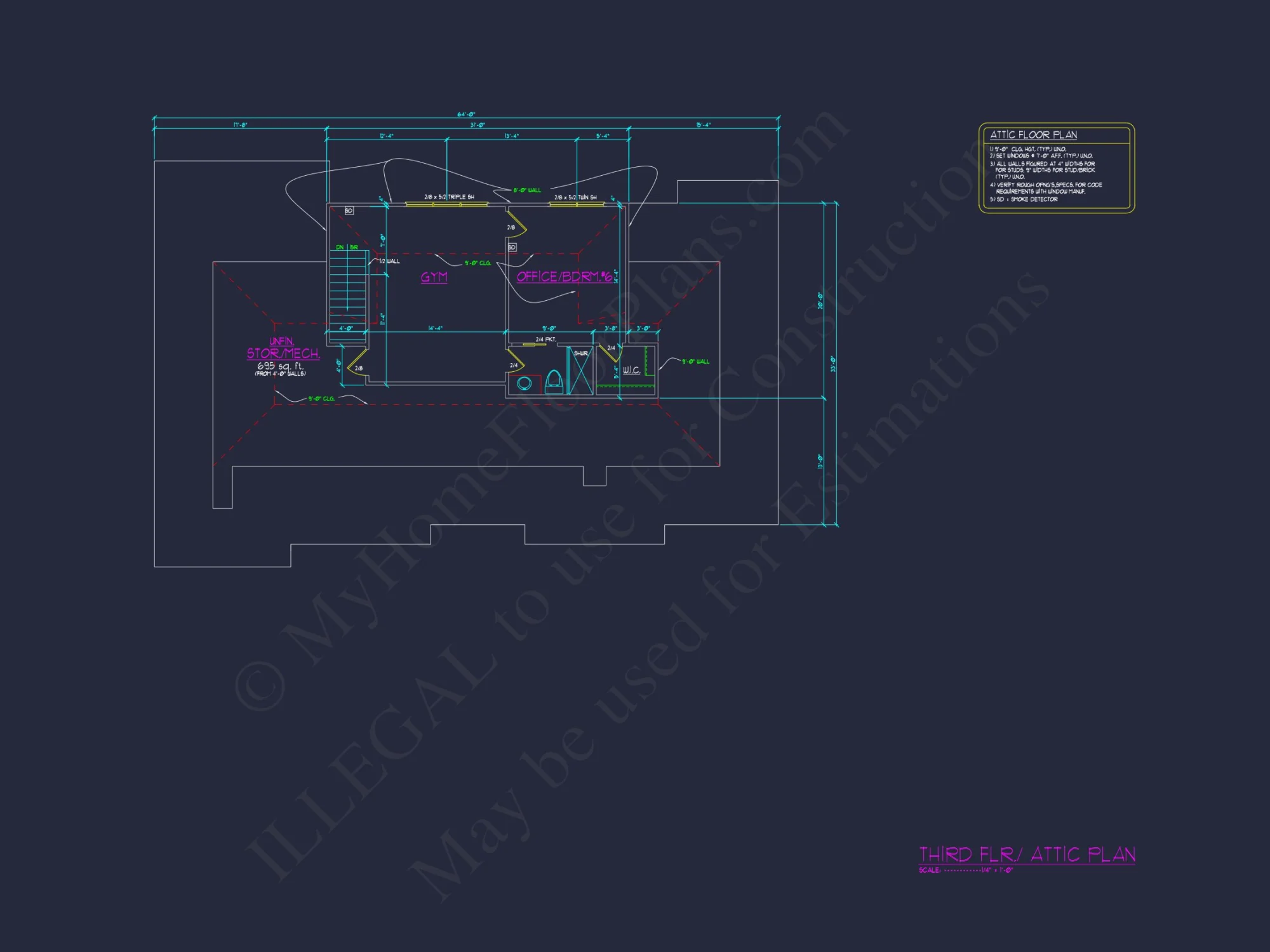 Transitional European house Plan with 3 Floors & CAD Designs