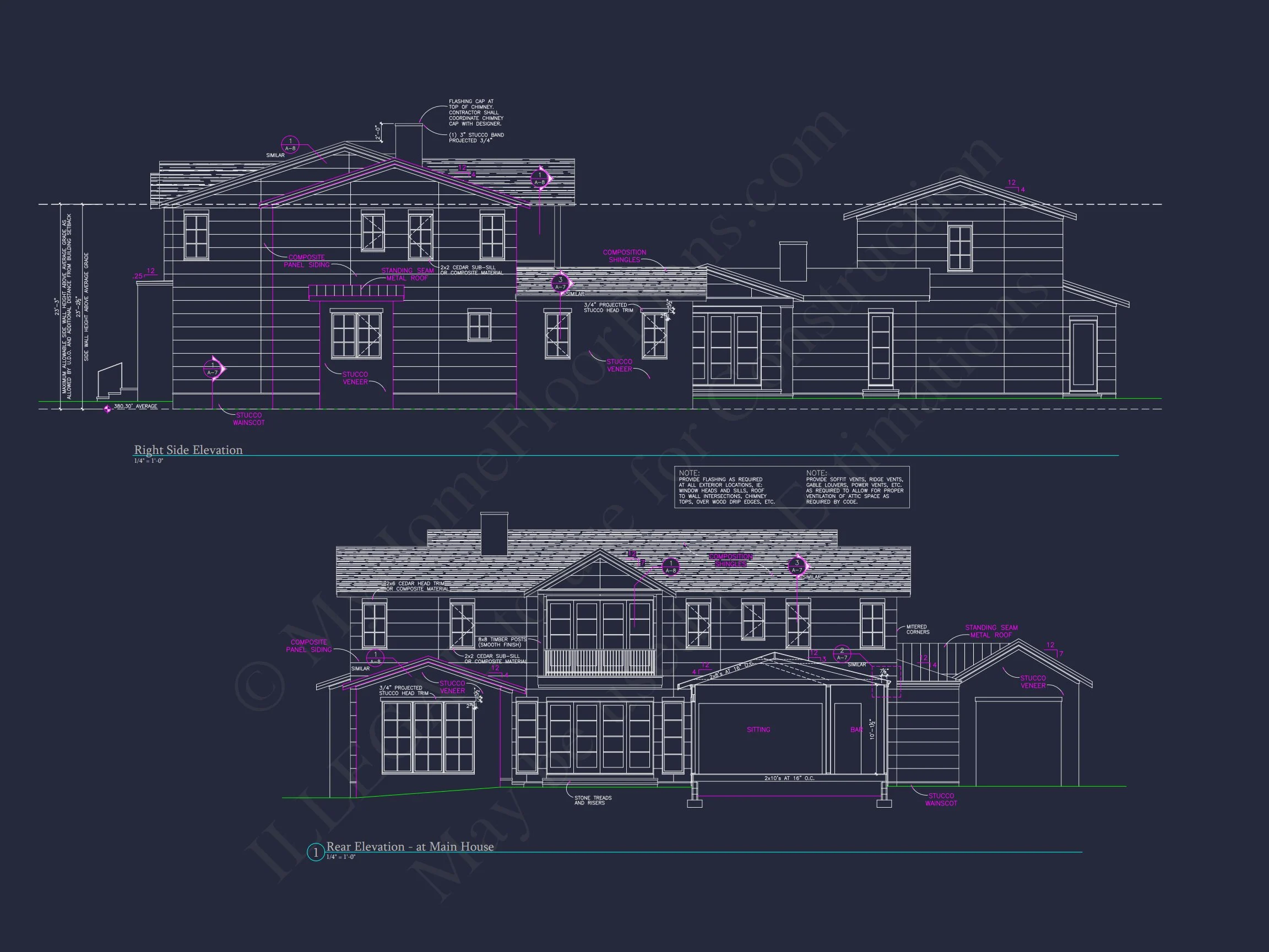 20-1653 HOUSE PLAN - Elegant House Plan with Floor Plan, CAD, and Modern Designs 5 Elegant house Plan with Floor Plan, CAD, and Modern Designs