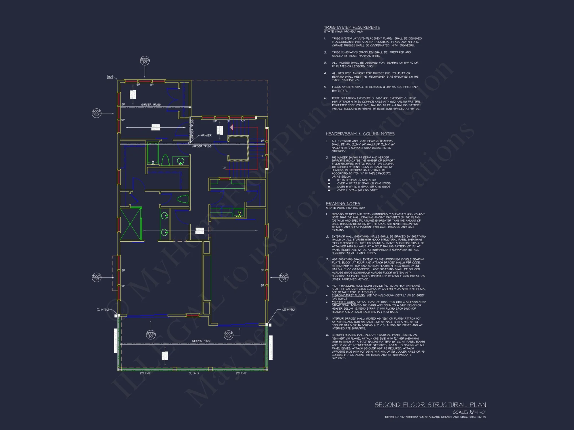 Modern Coastal house Plan with 3 Floors and CAD Designs