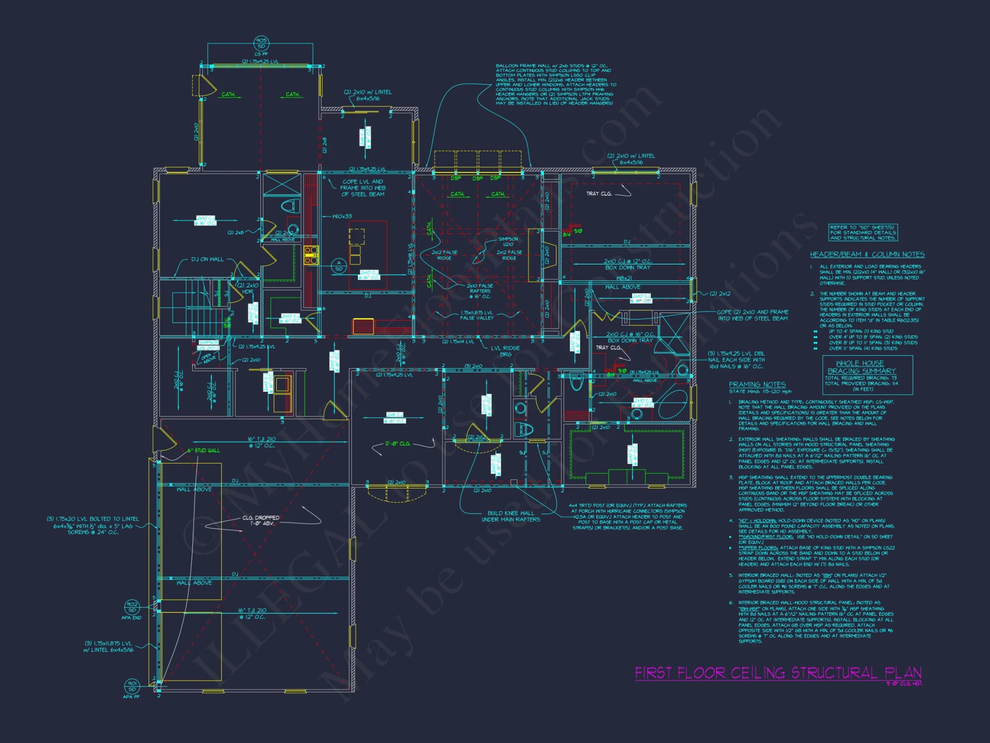 Charming Craftsman house Plan with 4 Bedrooms and CAD Blueprints