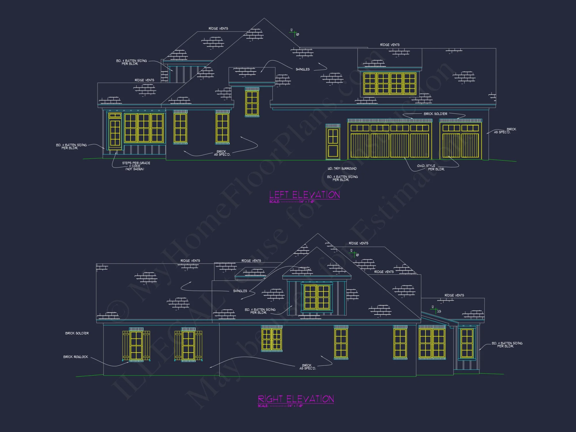 Charming Craftsman house Plan with 4 Bedrooms and CAD Blueprints