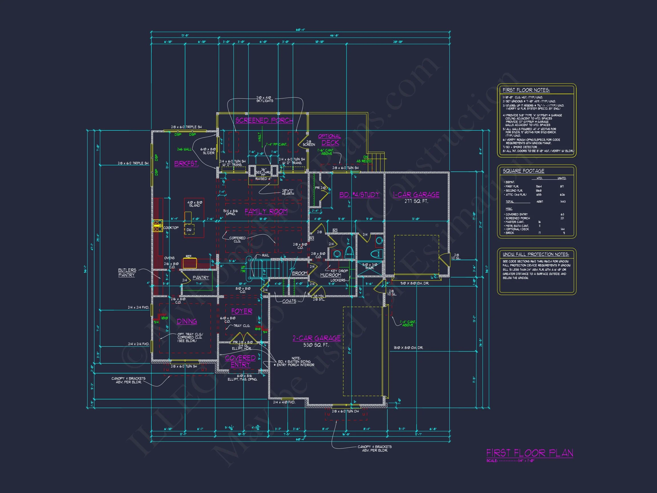 20-1249A HOUSE PLAN - Transitional Tudor House Plan – 5-Bed, 5-Bath, 4,000+ SF 38 Custom Transitional house Plan with 5 Bedrooms