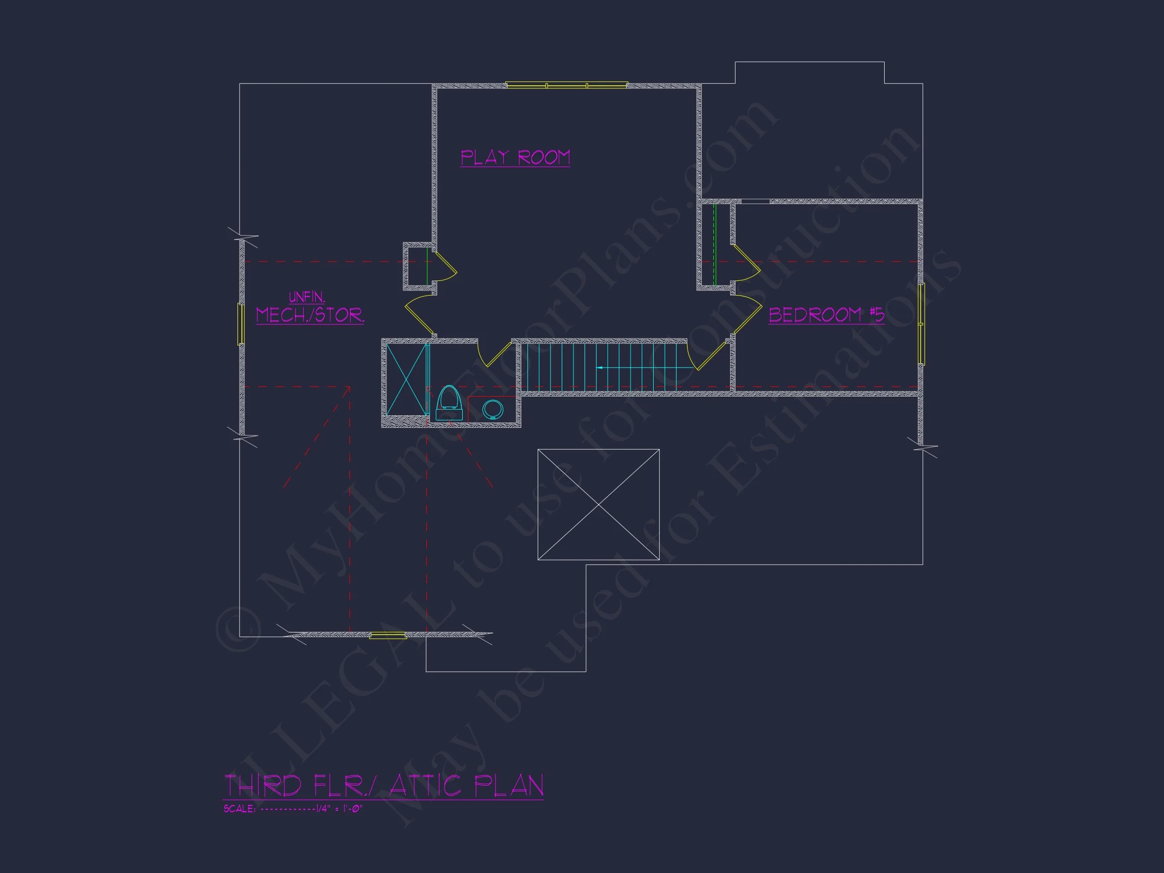20-1249A HOUSE PLAN - Transitional Tudor House Plan – 5-Bed, 5-Bath, 4,000+ SF 37 CAD Designs