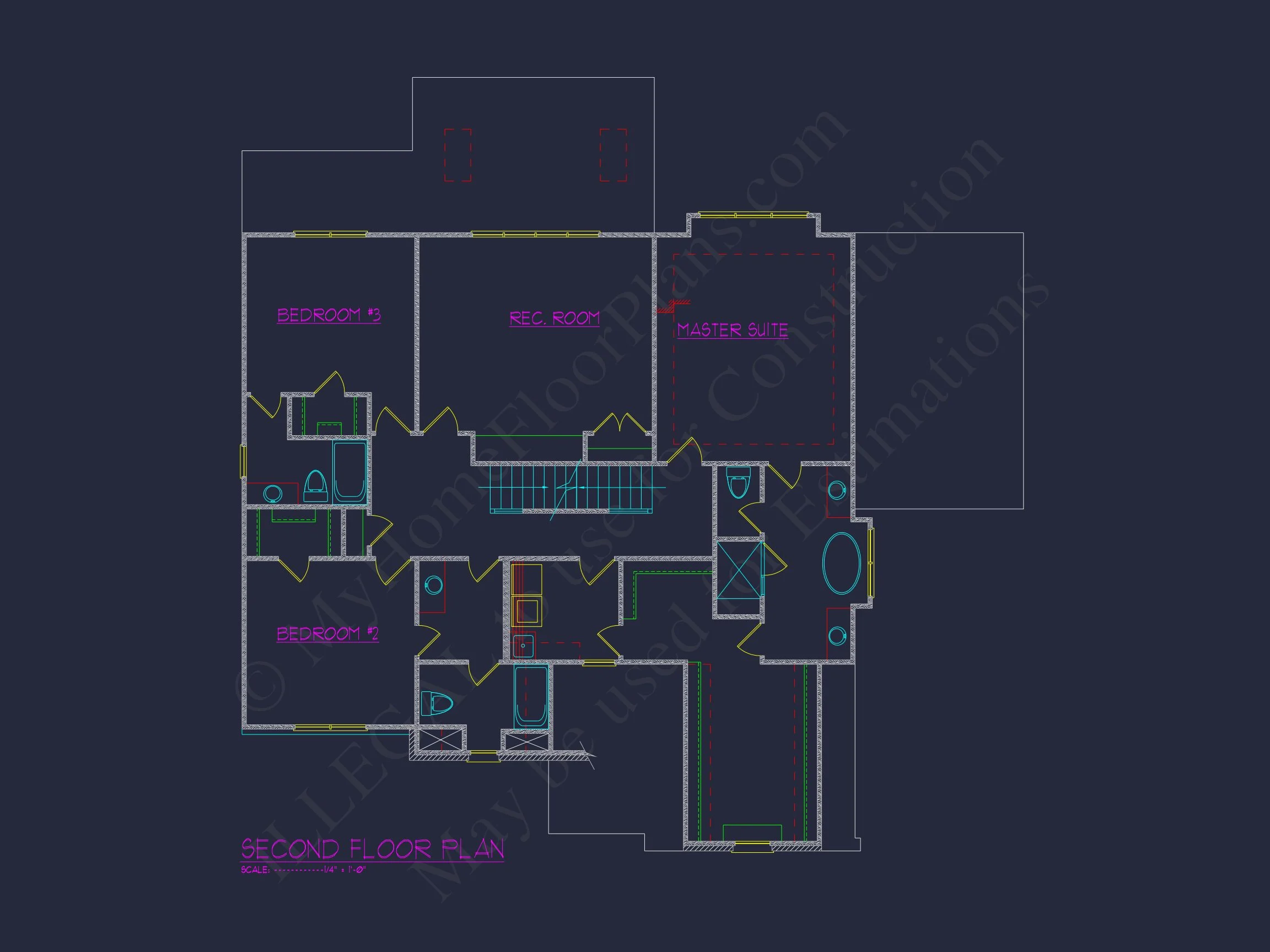 20-1249A HOUSE PLAN - Transitional Tudor House Plan – 5-Bed, 5-Bath, 4,000+ SF 36 Custom Transitional house Plan with 5 Bedrooms
