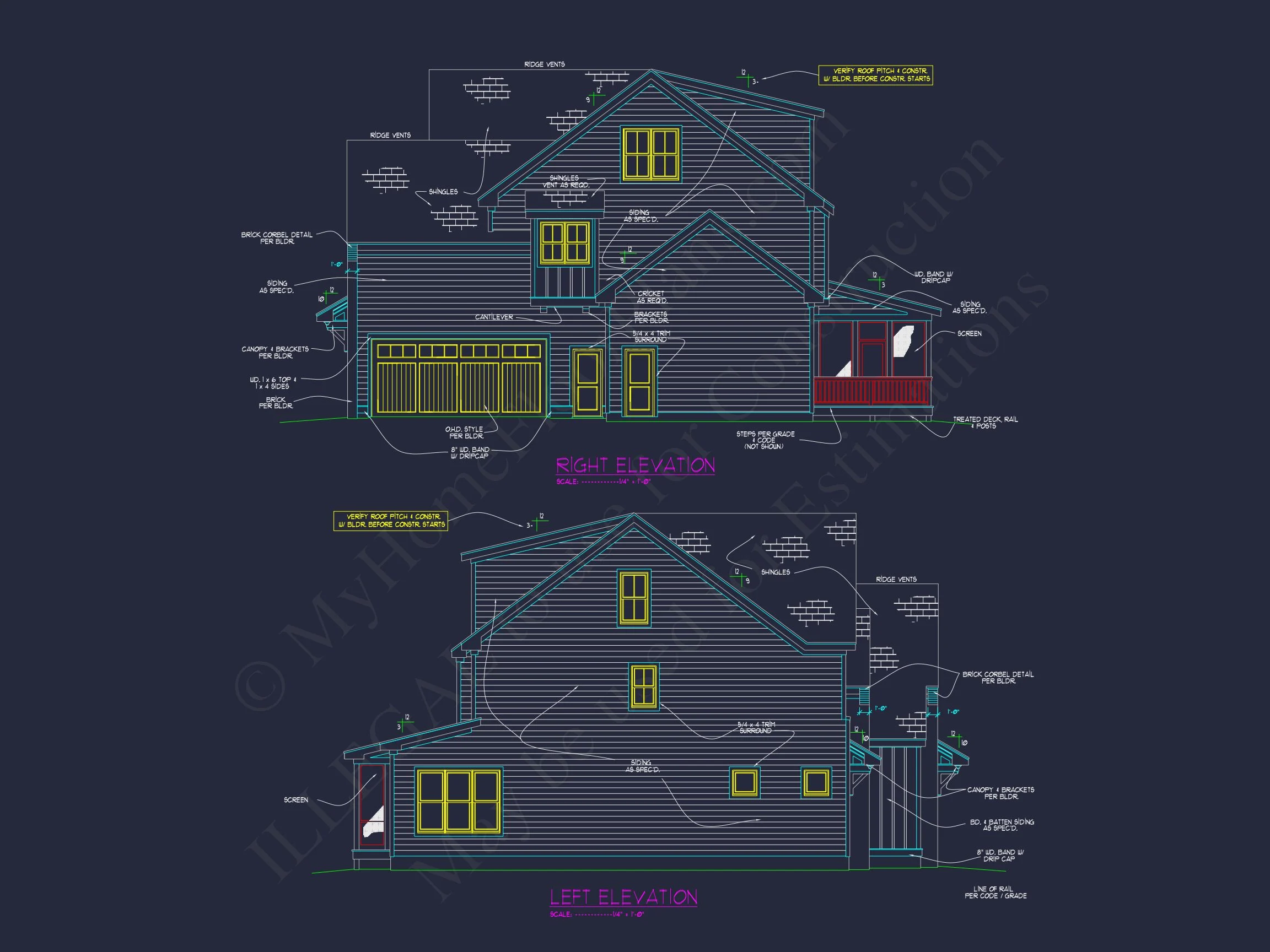 20-1249A HOUSE PLAN - Transitional Tudor House Plan – 5-Bed, 5-Bath, 4,000+ SF 34 Custom Transitional house Plan with 5 Bedrooms