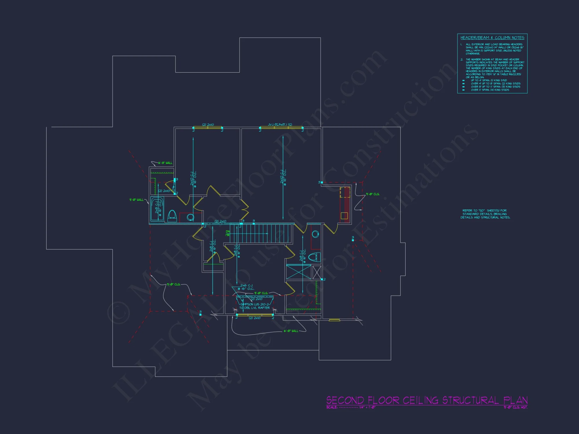 Beautiful house Floor Plan with CAD Designs & Blueprint