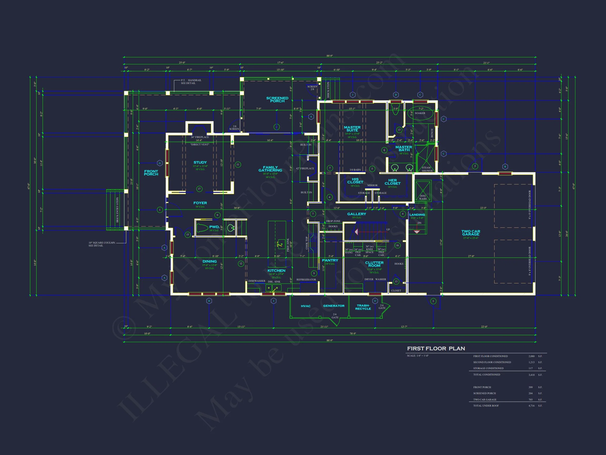 20-1026 HOUSE PLAN - Stunning 2-Story House Plan with Open Floor Plan and CAD Designs 6 Stunning 2-Story house Plan with Open Floor Plan and CAD Designs