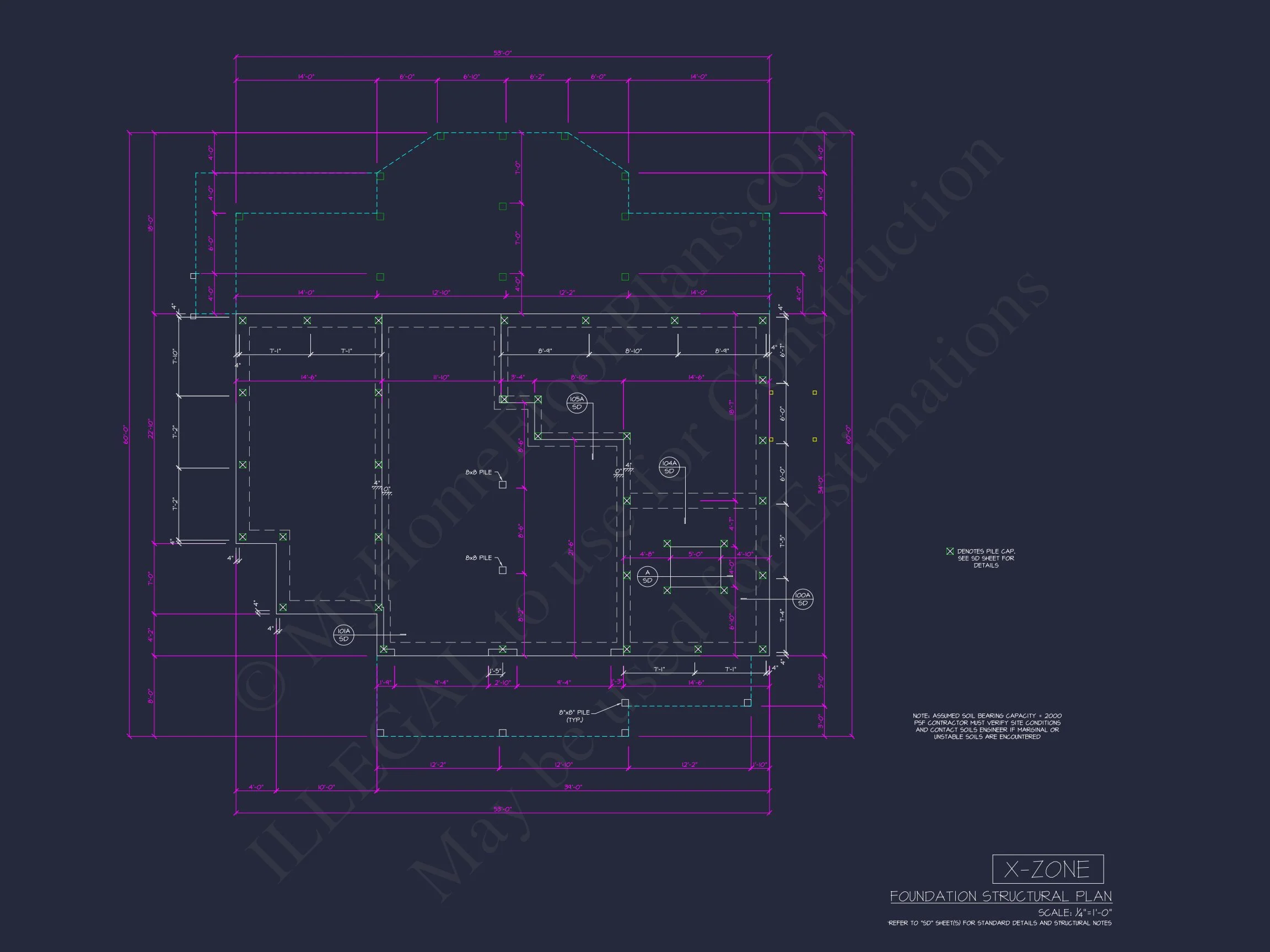19-2346 HOUSE PLAN - Stunning Coastal House Plan with 5 Bedrooms, 3 Floors, and CAD Designs 14 Stunning Coastal house Plan with 5 Bedrooms, 3 Floors, and CAD Designs