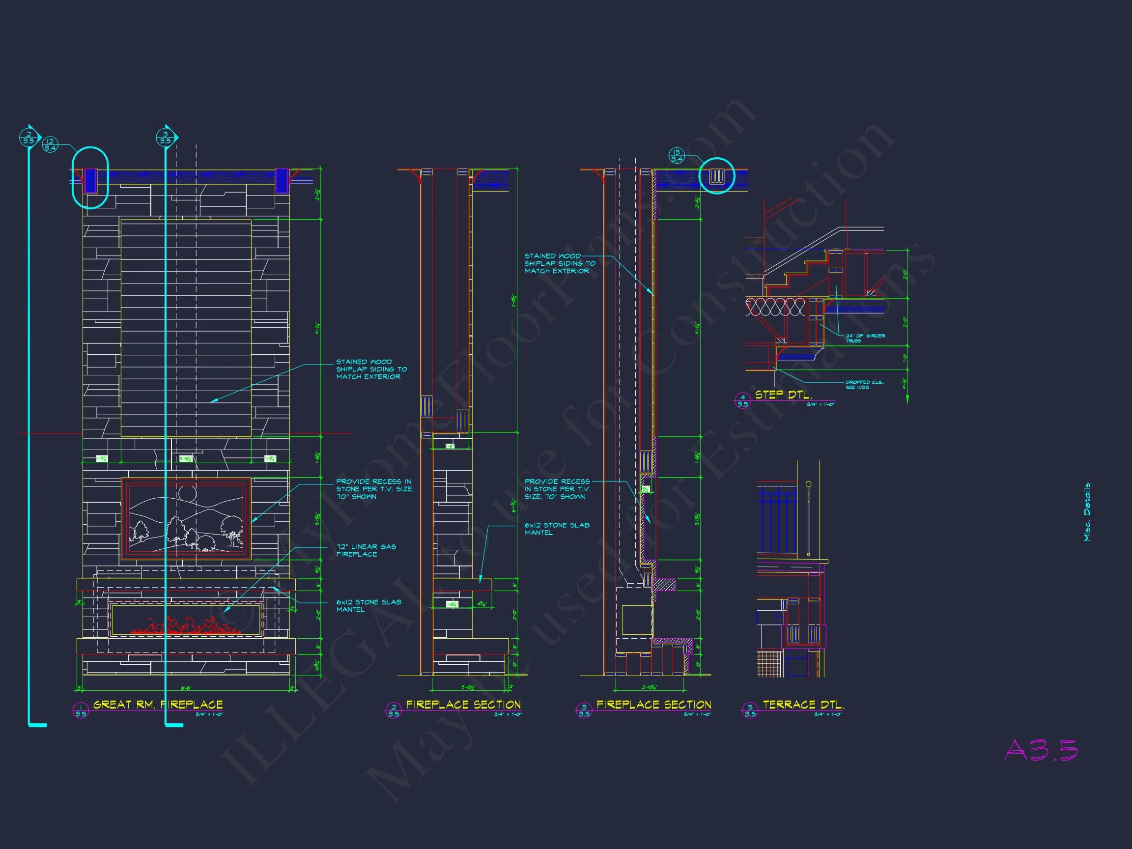 19-1983 HOUSE PLAN - Luxurious House Design Blueprint with CAD Architecture Plans 11 Luxurious house Design Blueprint with CAD Architecture Plans