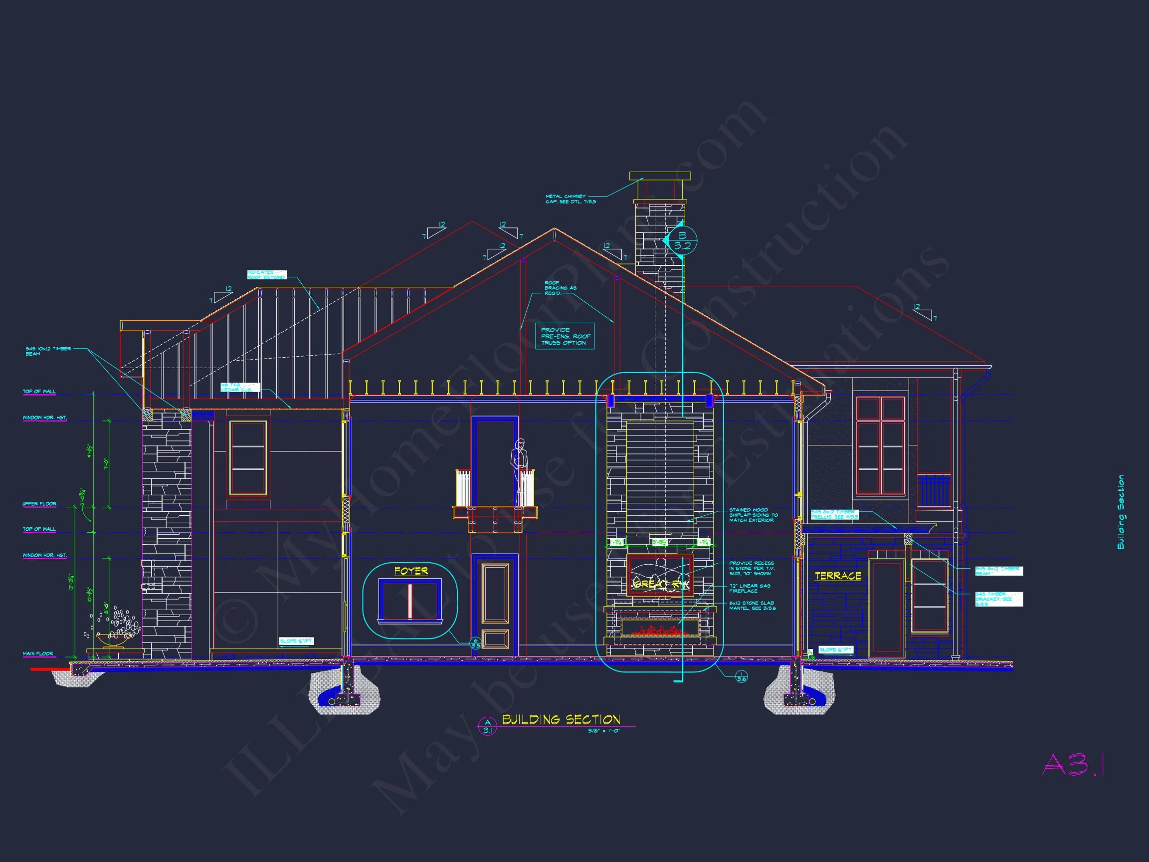 19-1983 HOUSE PLAN - Luxurious House Design Blueprint with CAD Architecture Plans 8 Luxurious house Design Blueprint with CAD Architecture Plans