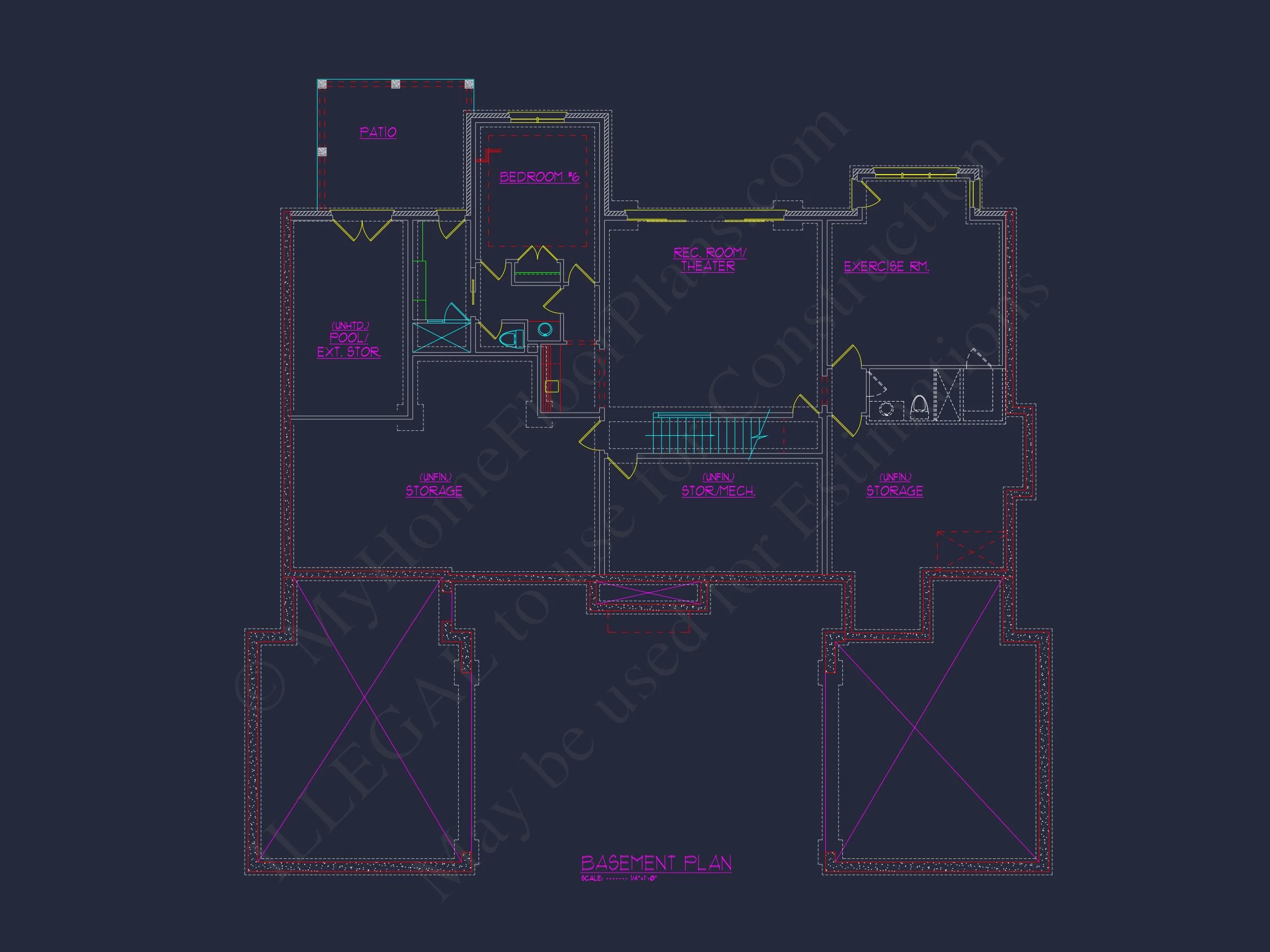 19-1737 HOUSE PLAN - Beautiful CAD House Plan | Spacious Floor Plan, Design Blueprint 16 Beautiful CAD house Plan