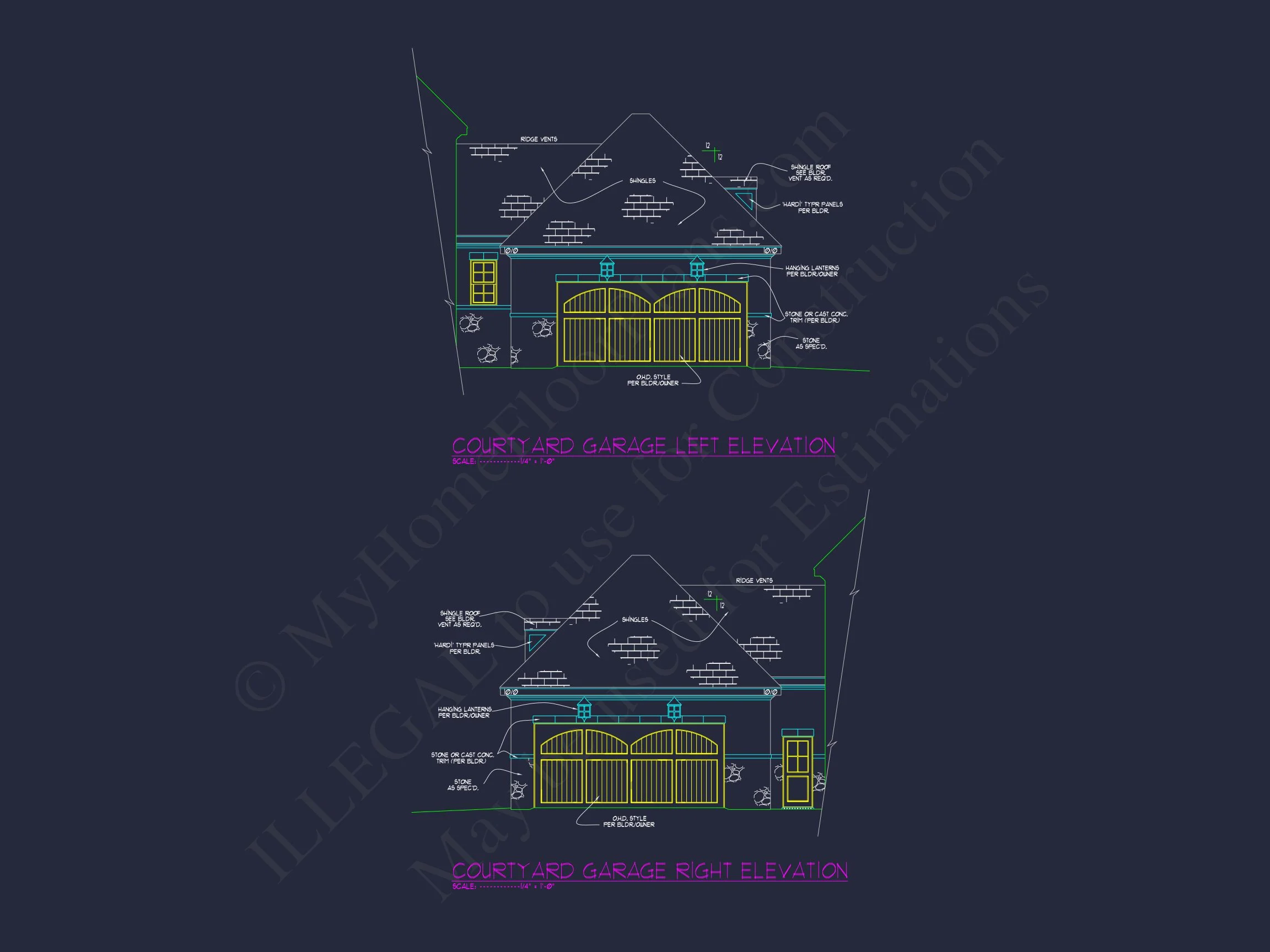 19-1737 HOUSE PLAN - Beautiful CAD House Plan | Spacious Floor Plan, Design Blueprint 15 Spacious Floor Plan, Design Blueprint