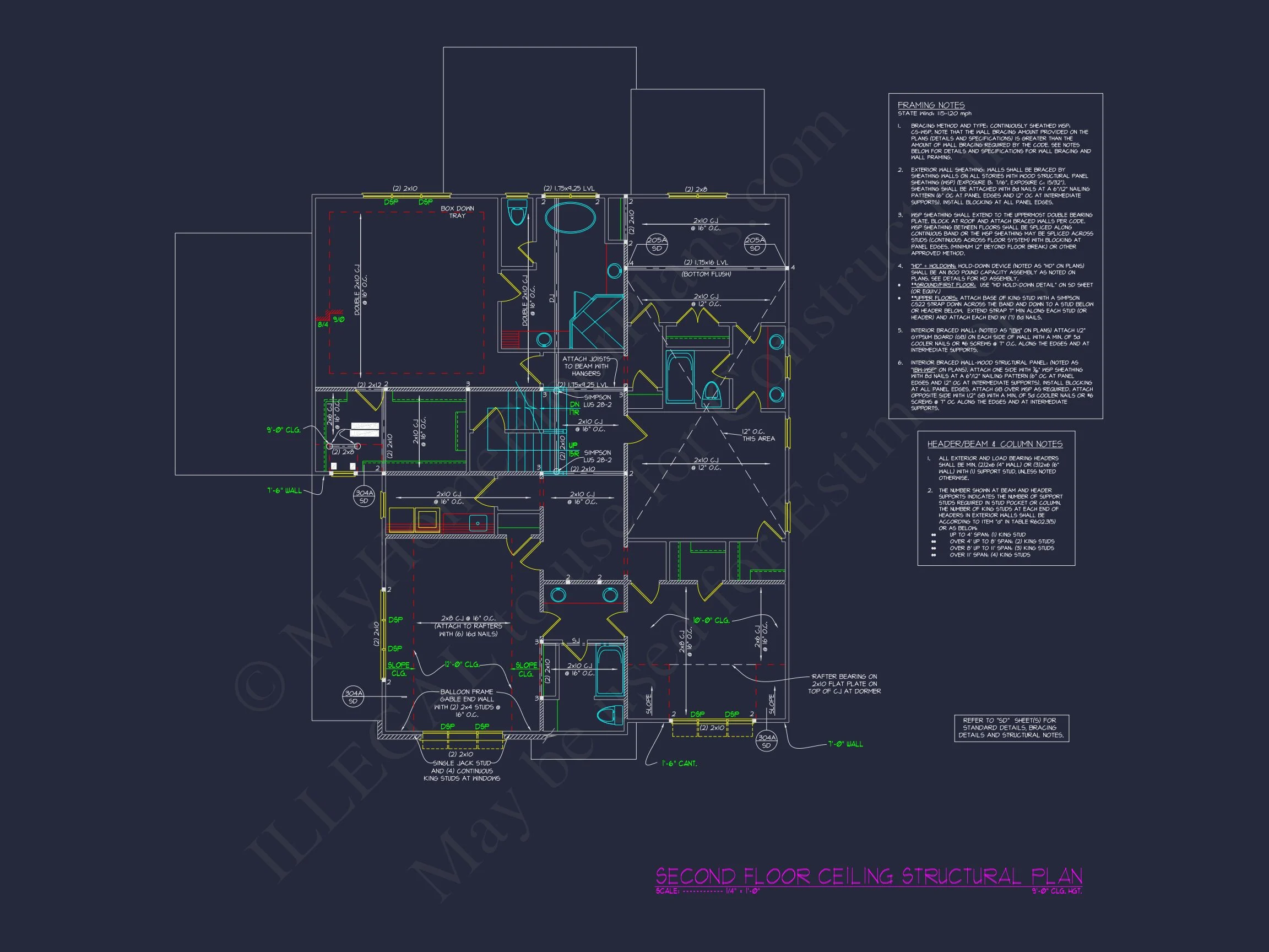 19-1630 HOUSE PLAN - Modern Suburban House Plan with 3 Floors and Spacious Layout 17 Modern Suburban house Plan with 3 Floors and Spacious Layout