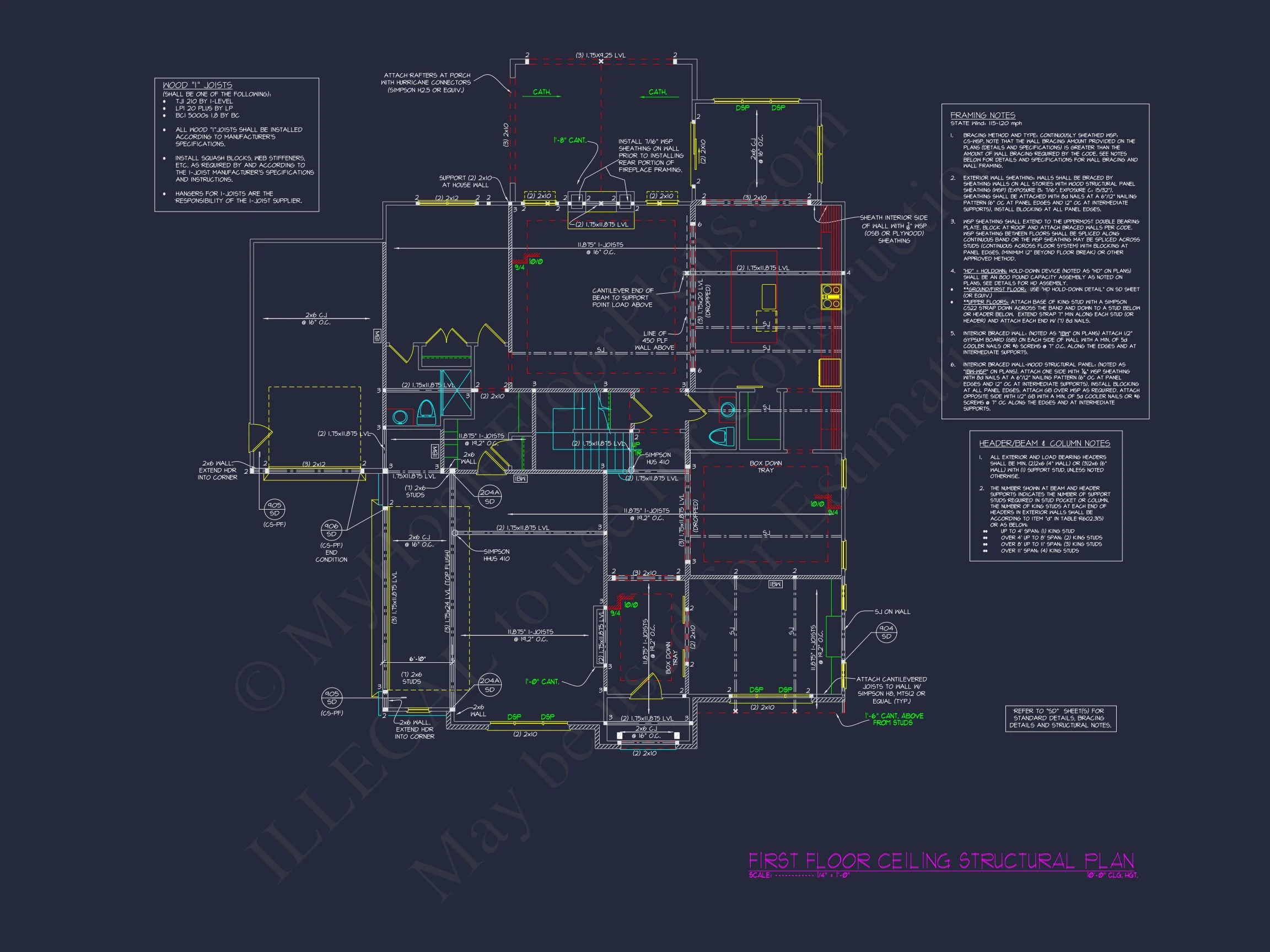 19-1630 HOUSE PLAN - Modern Suburban House Plan with 3 Floors and Spacious Layout 16 Modern Suburban house Plan with 3 Floors and Spacious Layout