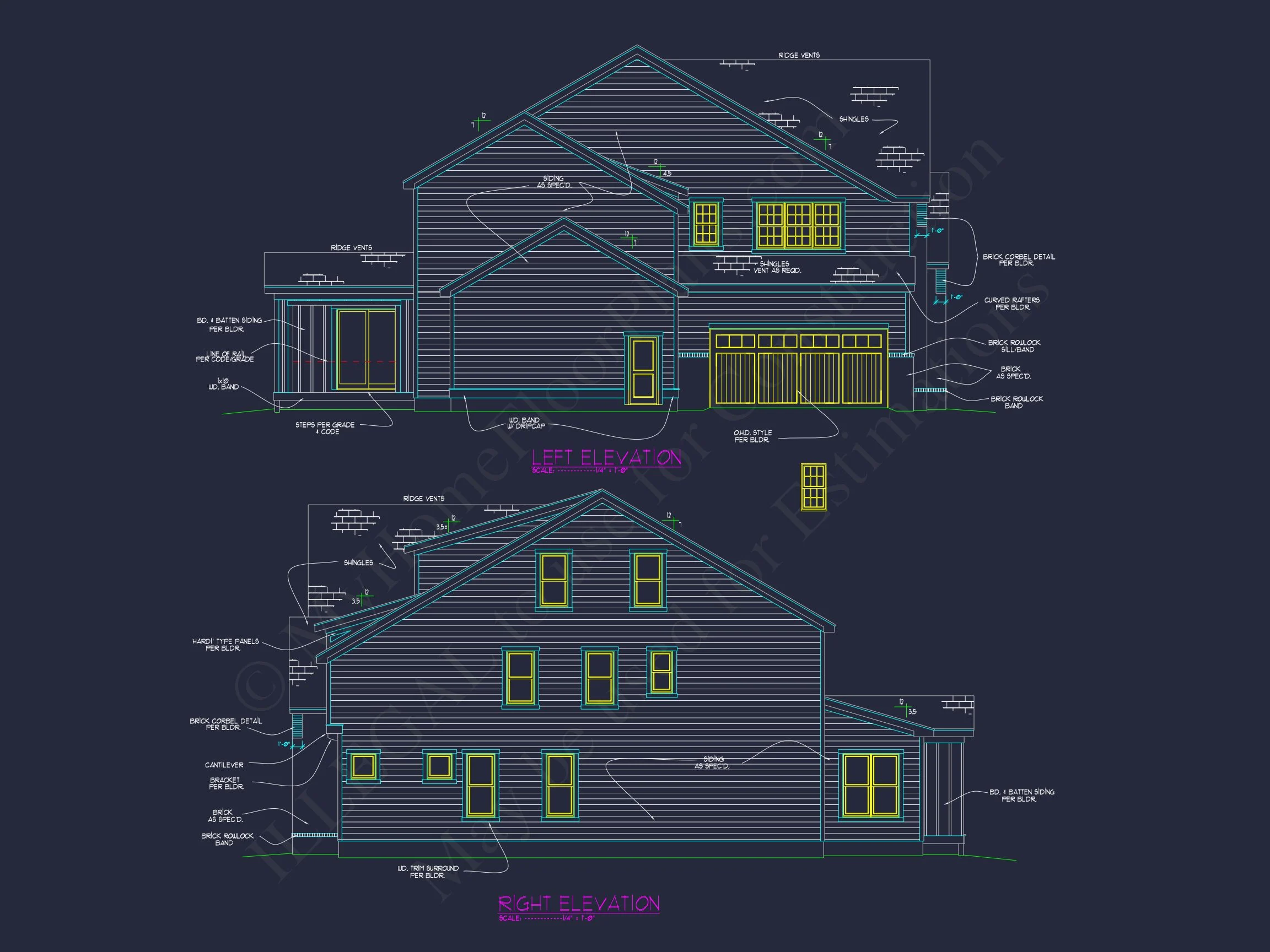 19-1630 HOUSE PLAN - Modern Suburban House Plan with 3 Floors and Spacious Layout 7 Modern Suburban house Plan with 3 Floors and Spacious Layout