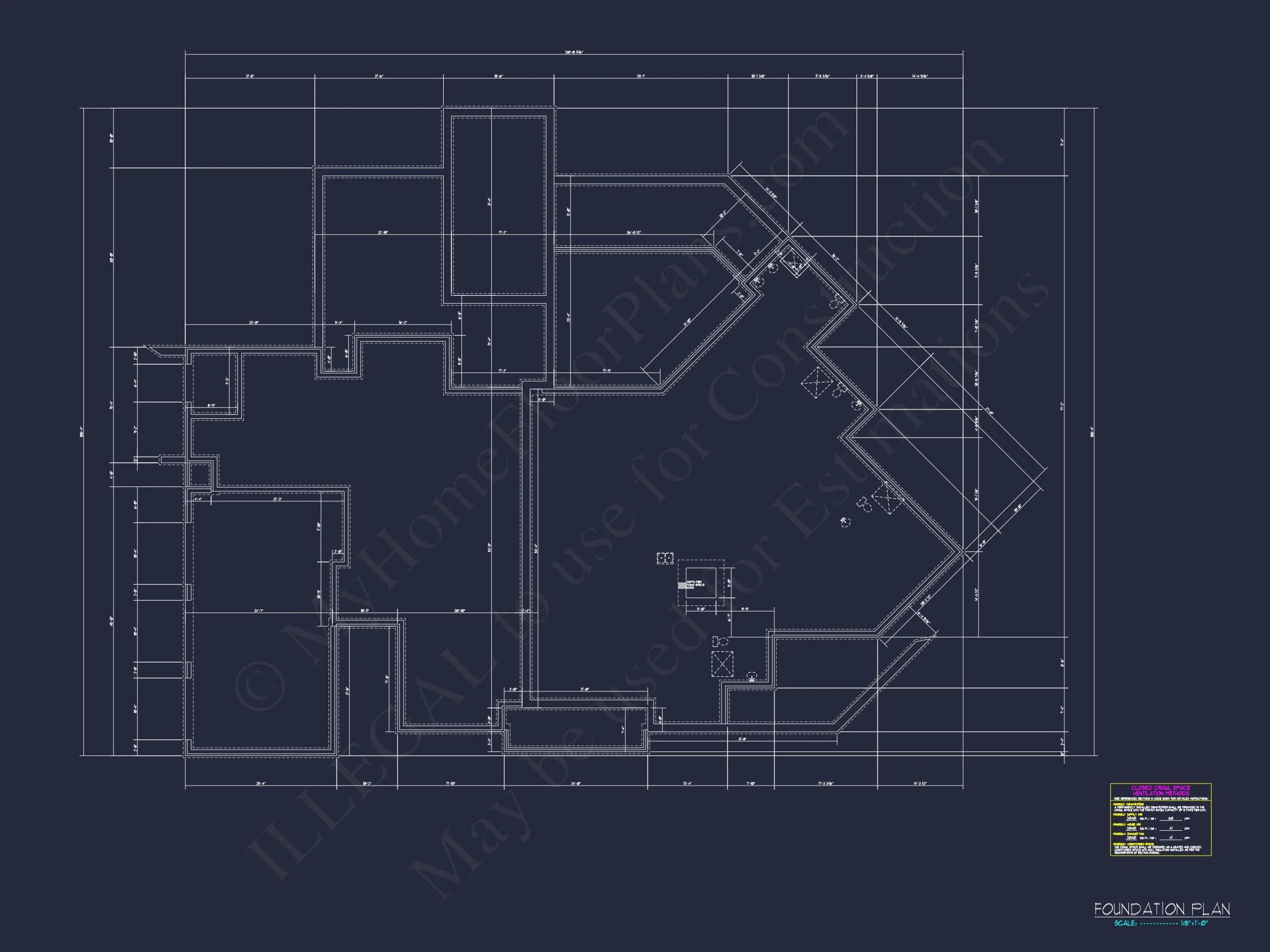 19-1481 HOUSE PLAN - Modern Luxury House Plan with Detailed Floor Blueprint Designs 7 Modern Luxury house Plan with Detailed Floor Blueprint Designs