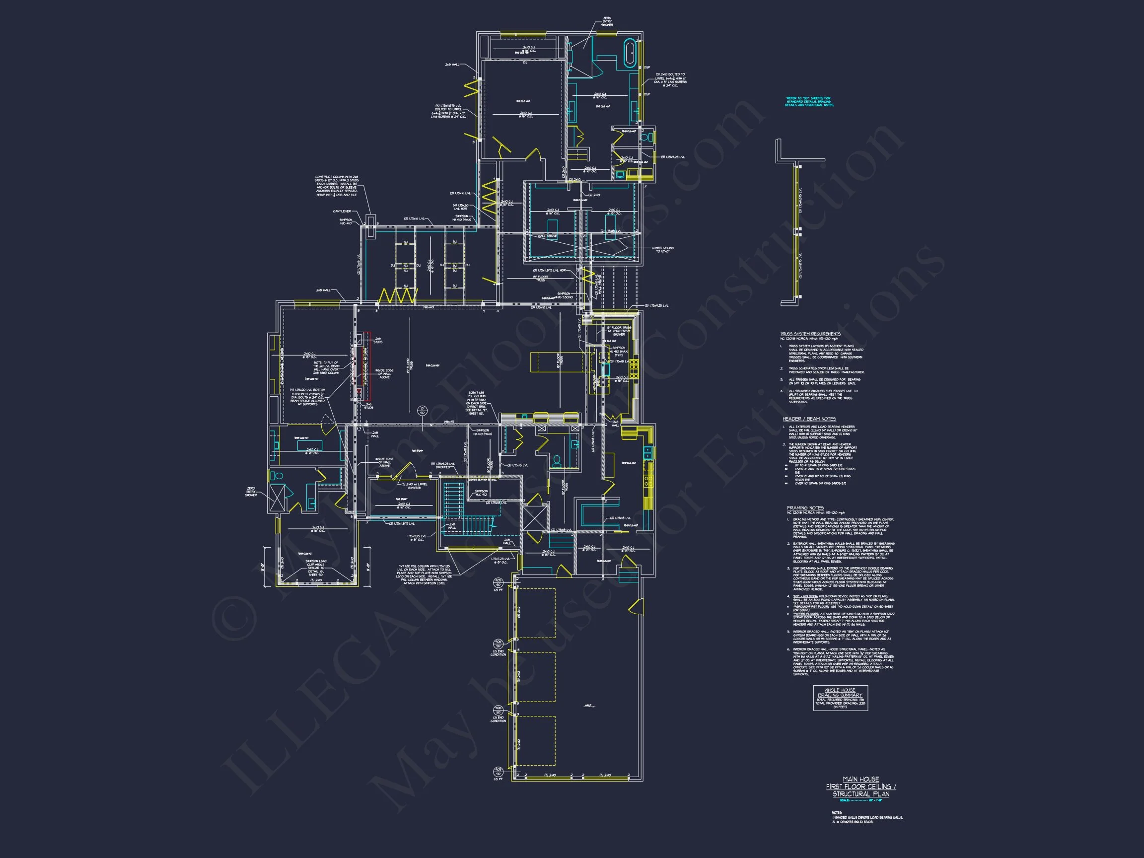 19-1382 HOUSE PLAN - Modern House Floor Plan with Luxury Features and CAD Designs 17 Modern house Floor Plan with Luxury Features and CAD Designs