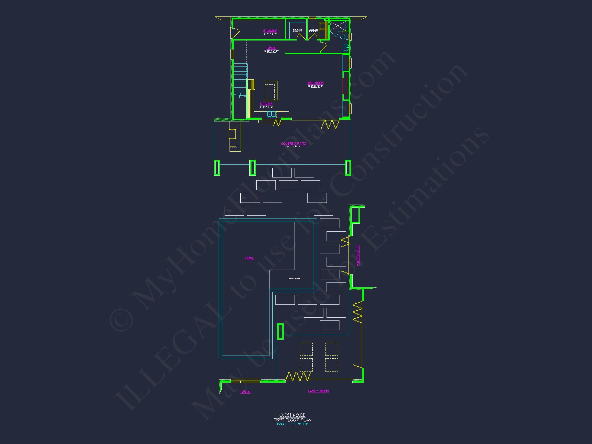 19-1382 HOUSE PLAN - Modern House Floor Plan with Luxury Features and CAD Designs 7 Modern house Floor Plan with Luxury Features and CAD Designs
