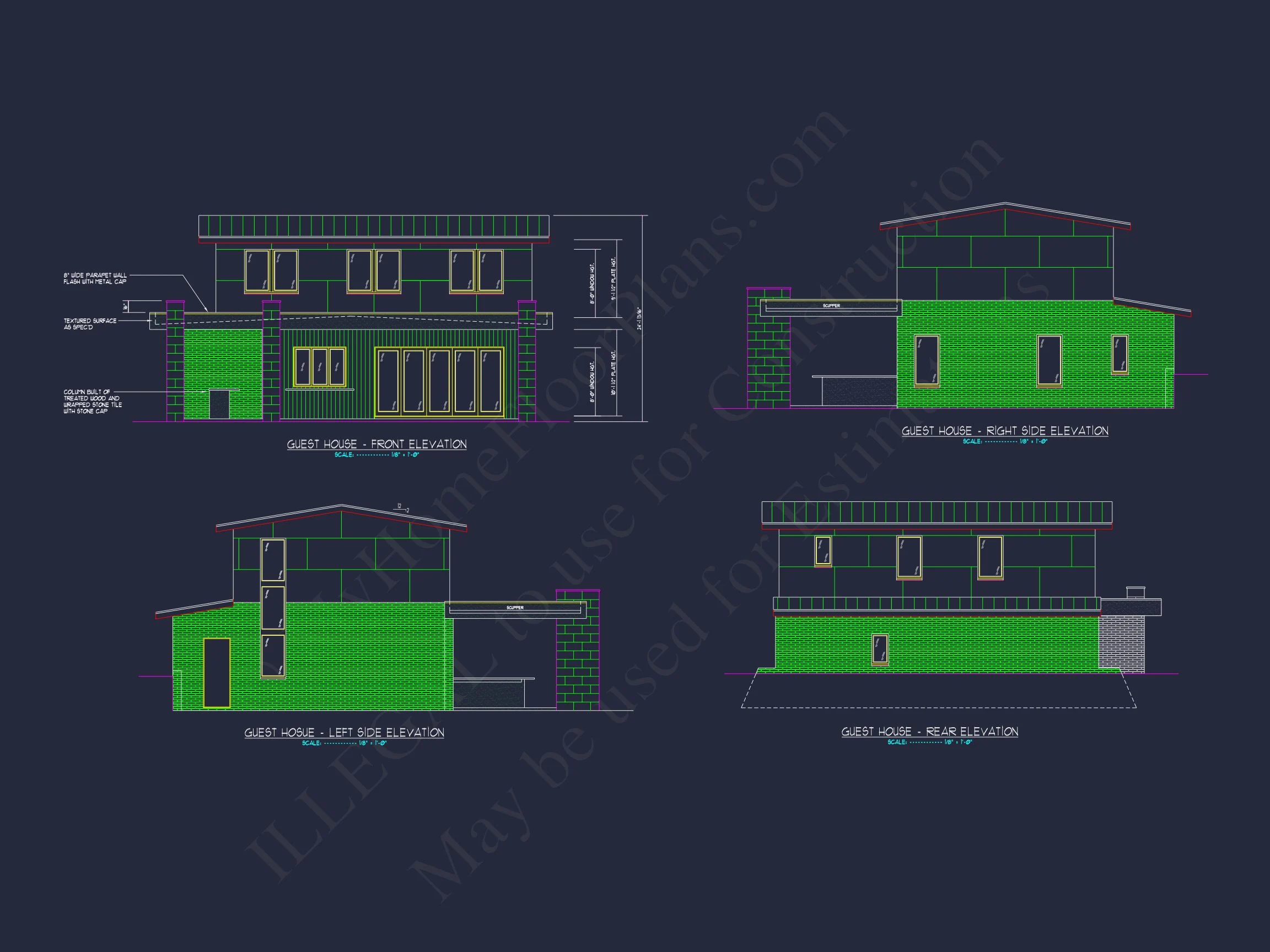 19-1382 HOUSE PLAN - Modern House Floor Plan with Luxury Features and CAD Designs 5 Modern house Floor Plan with Luxury Features and CAD Designs