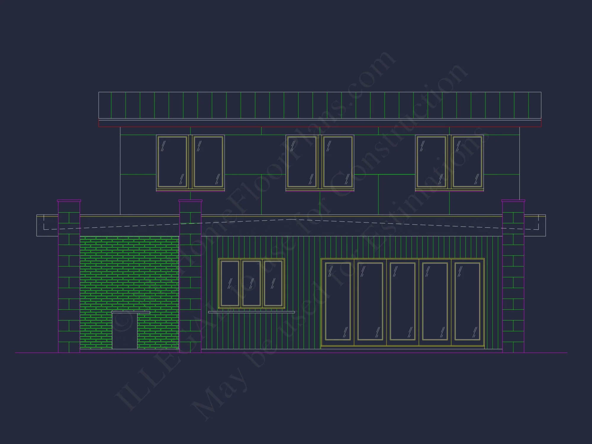 Modern house Floor Plan with Luxury Features and CAD Designs
