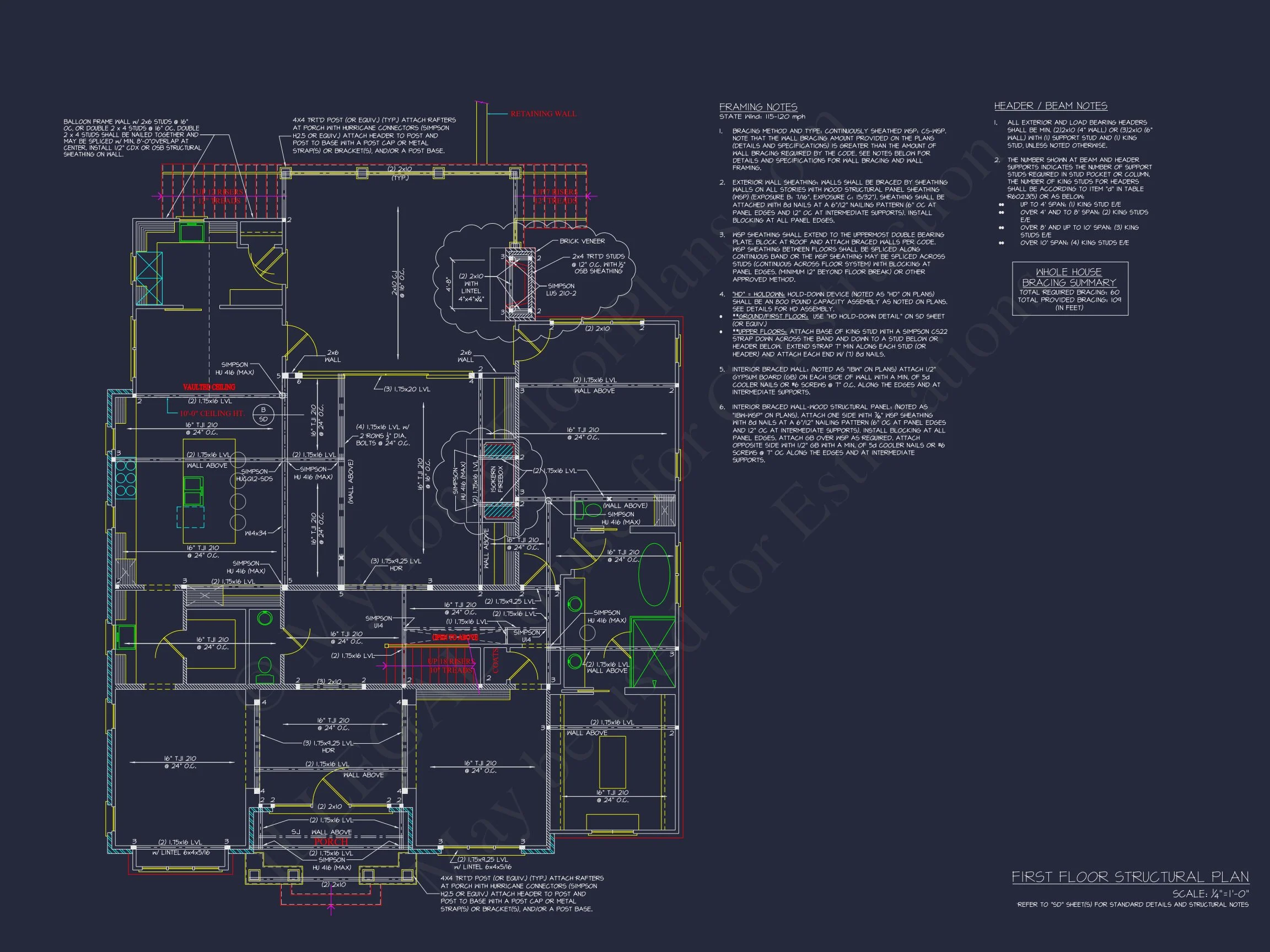 19-1236 HOUSE PLAN - Timeless House Plan: Blueprint, CAD Floor Designs 9 Timeless house Plan: Blueprint, CAD Floor Designs