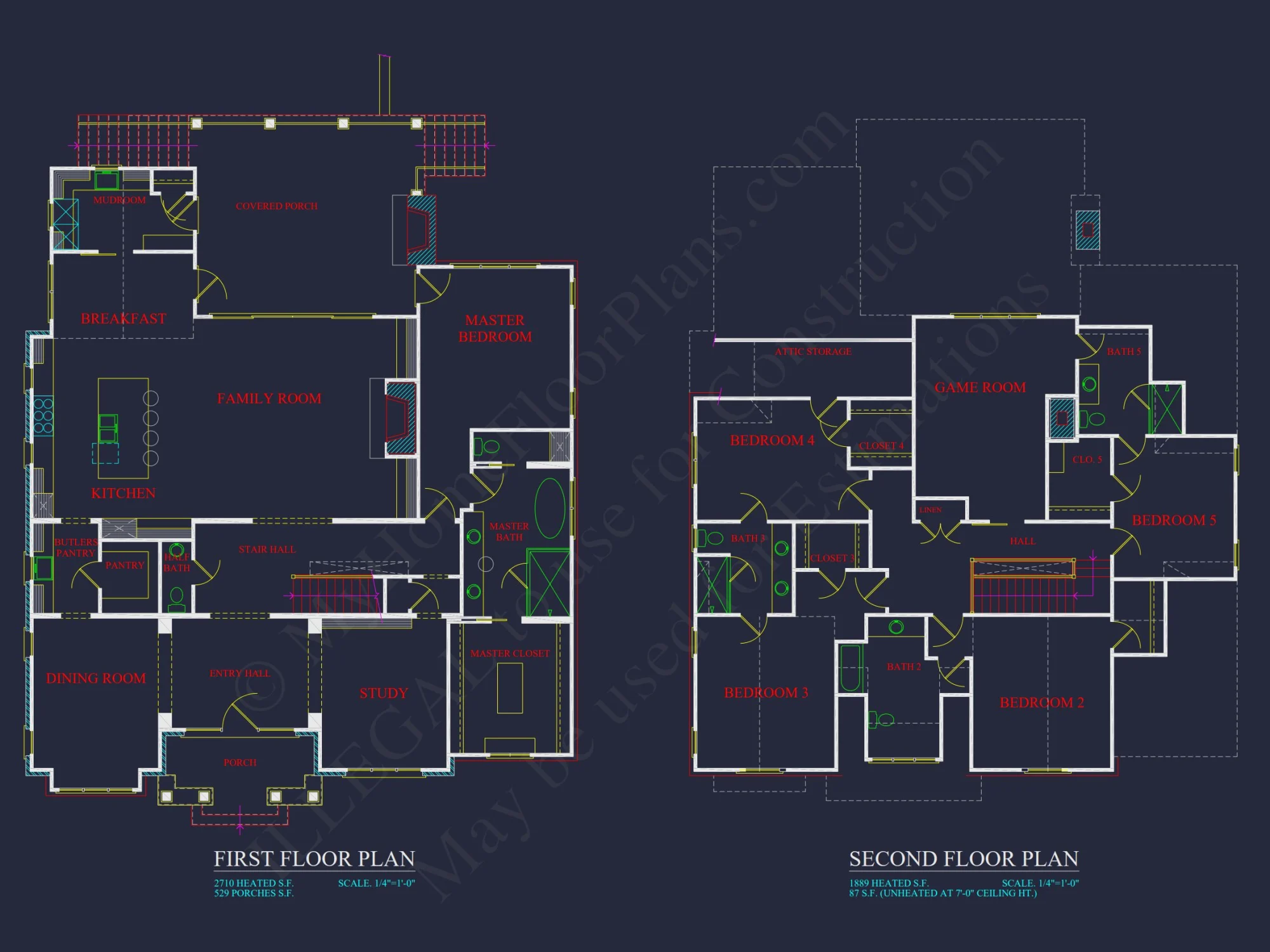 Timeless house Plan: Blueprint, CAD Floor Designs